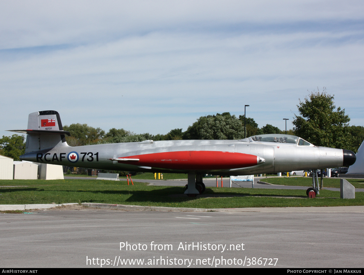 Aircraft Photo of 18731 | Avro Canada CF-100 Canuck Mk.5 | Canada - Air Force | AirHistory.net #386727