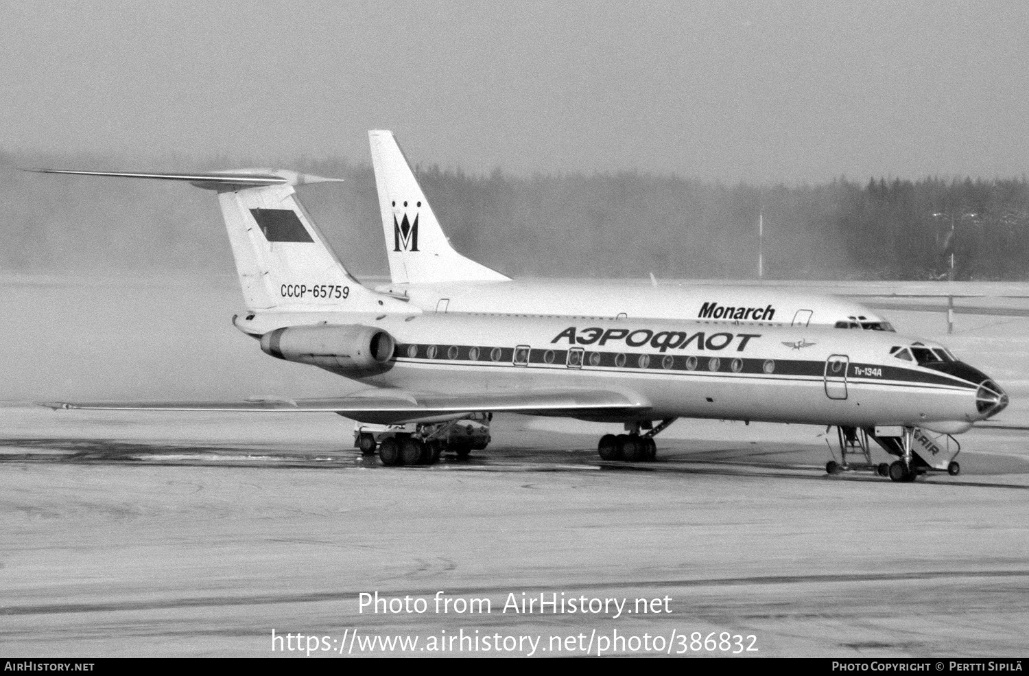 Aircraft Photo of CCCP-65759 | Tupolev Tu-134A | Aeroflot | AirHistory.net #386832