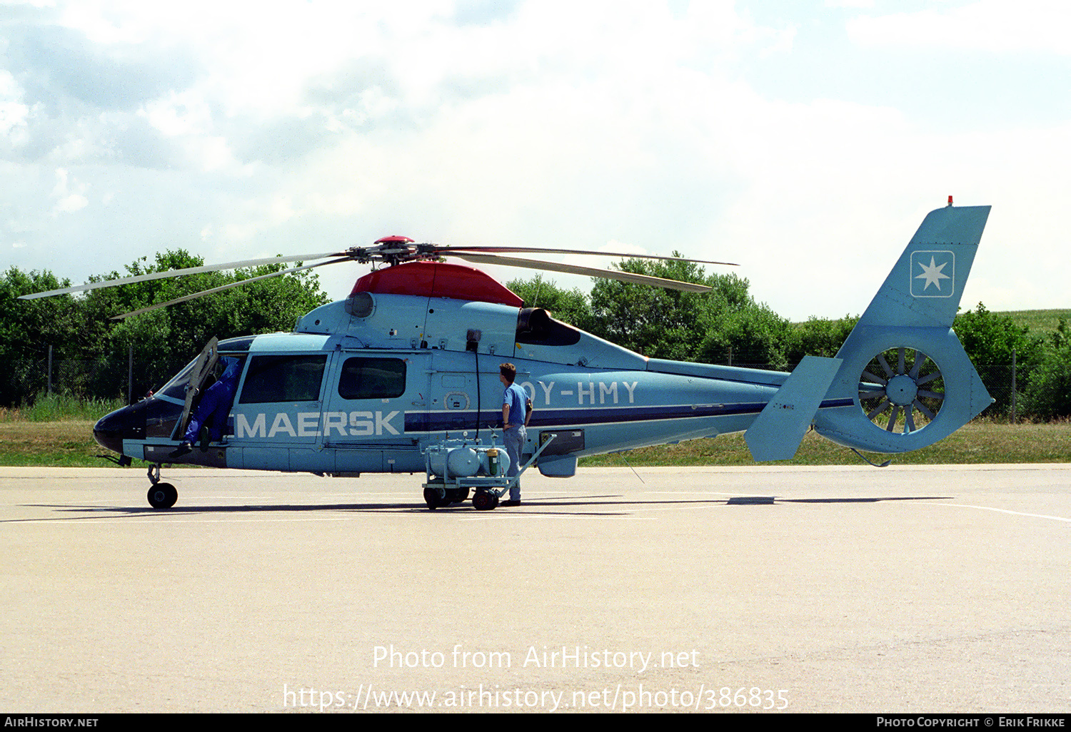 Aircraft Photo of OY-HMY | Aerospatiale SA-365N-2 Dauphin 2 | Maersk Air | AirHistory.net #386835