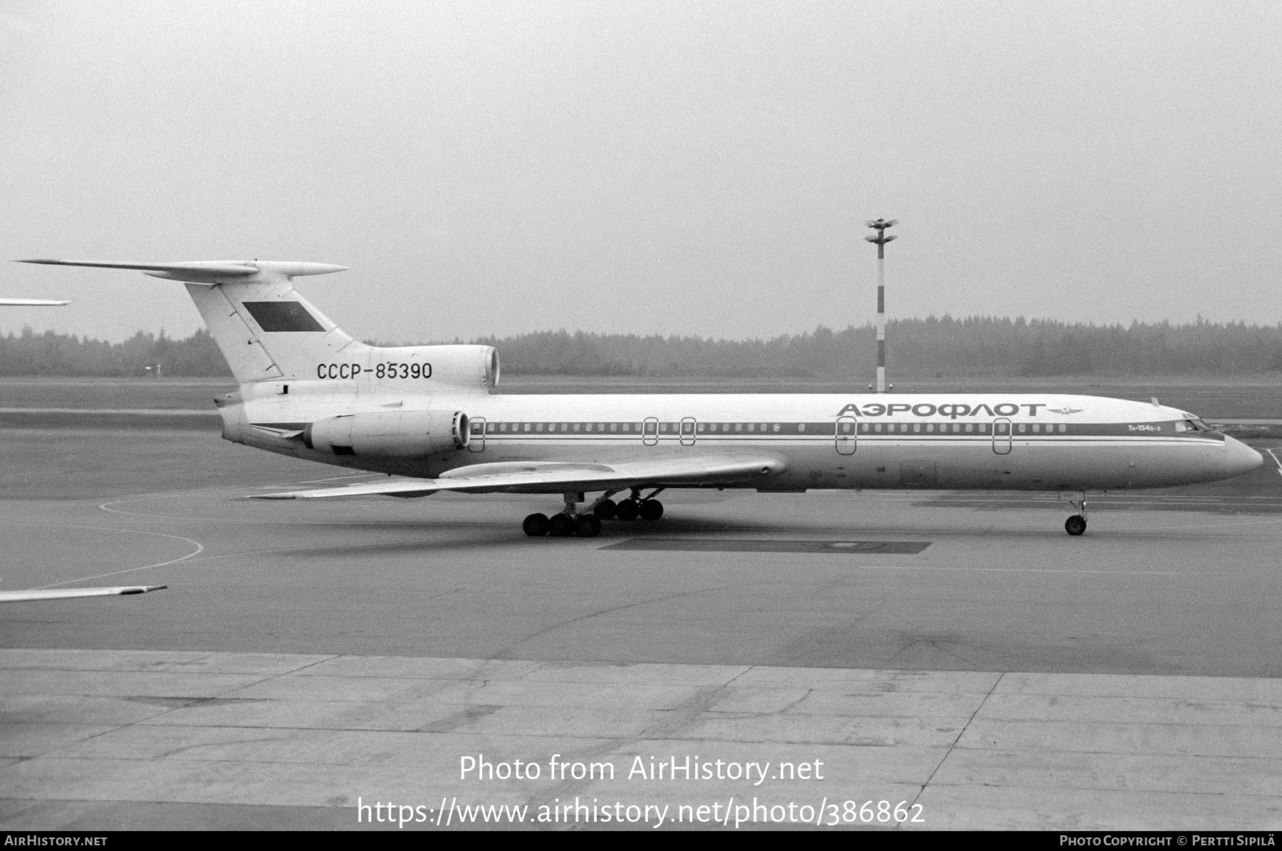 Aircraft Photo of CCCP-85390 | Tupolev Tu-154B-2 | Aeroflot | AirHistory.net #386862