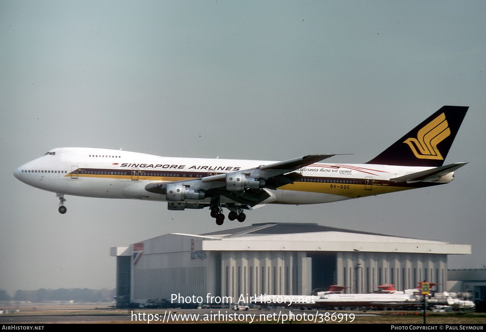 Aircraft Photo of 9V-SQC | Boeing 747-212B | Singapore Airlines | AirHistory.net #386919