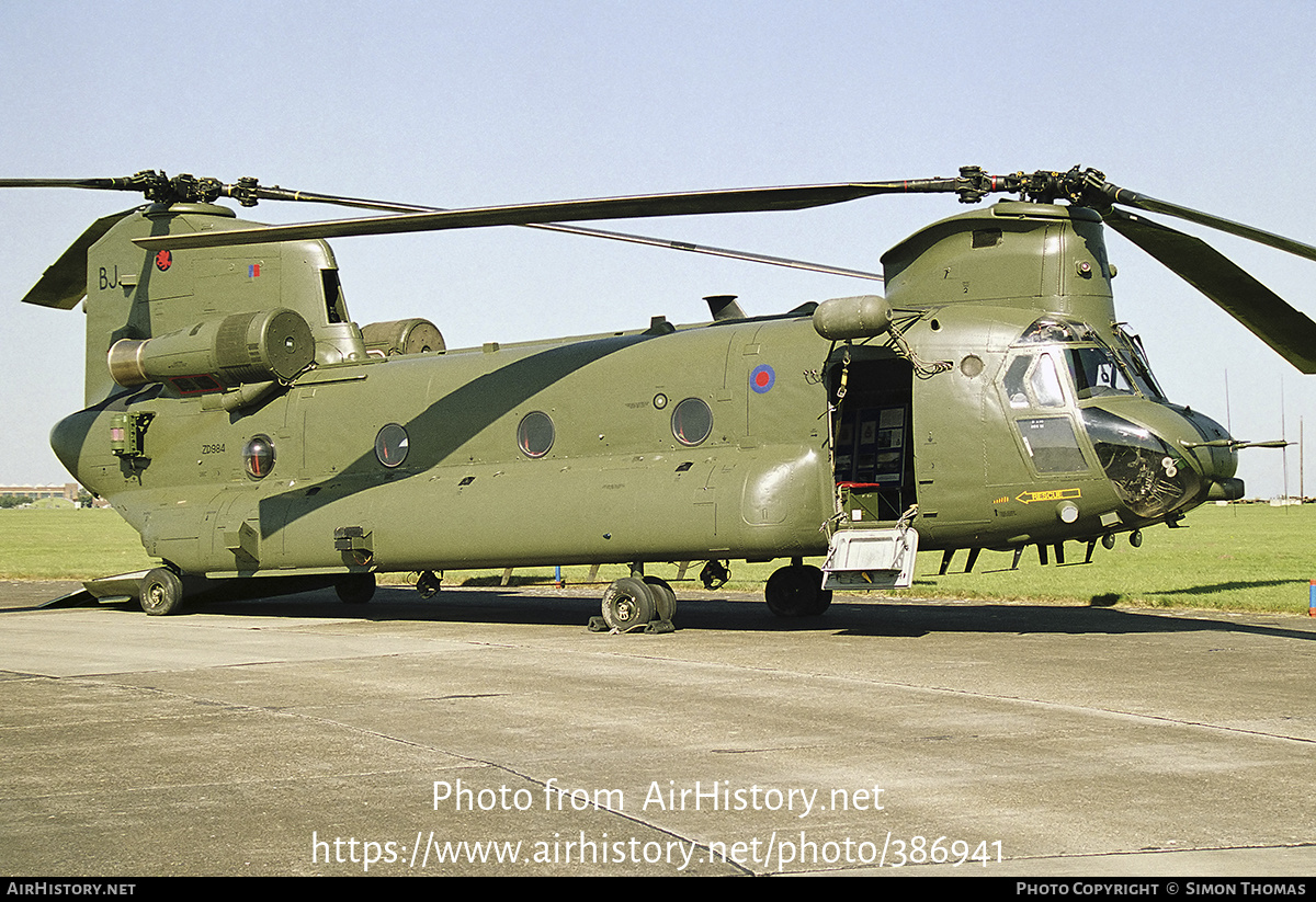 Aircraft Photo of ZD984 | Boeing Chinook HC2 (352) | UK - Air Force | AirHistory.net #386941