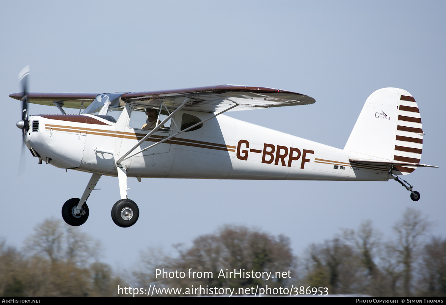 Aircraft Photo of G-BRPF | Cessna 120 | AirHistory.net #386953