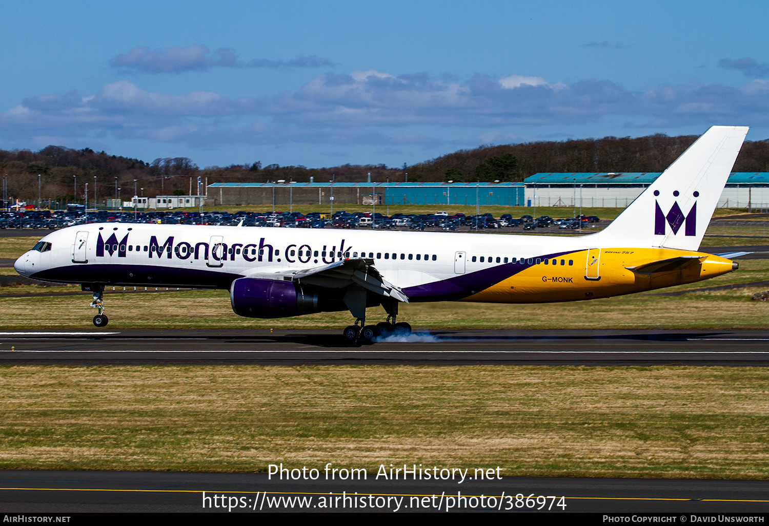 Aircraft Photo of G-MONK | Boeing 757-2T7 | Monarch Airlines | AirHistory.net #386974