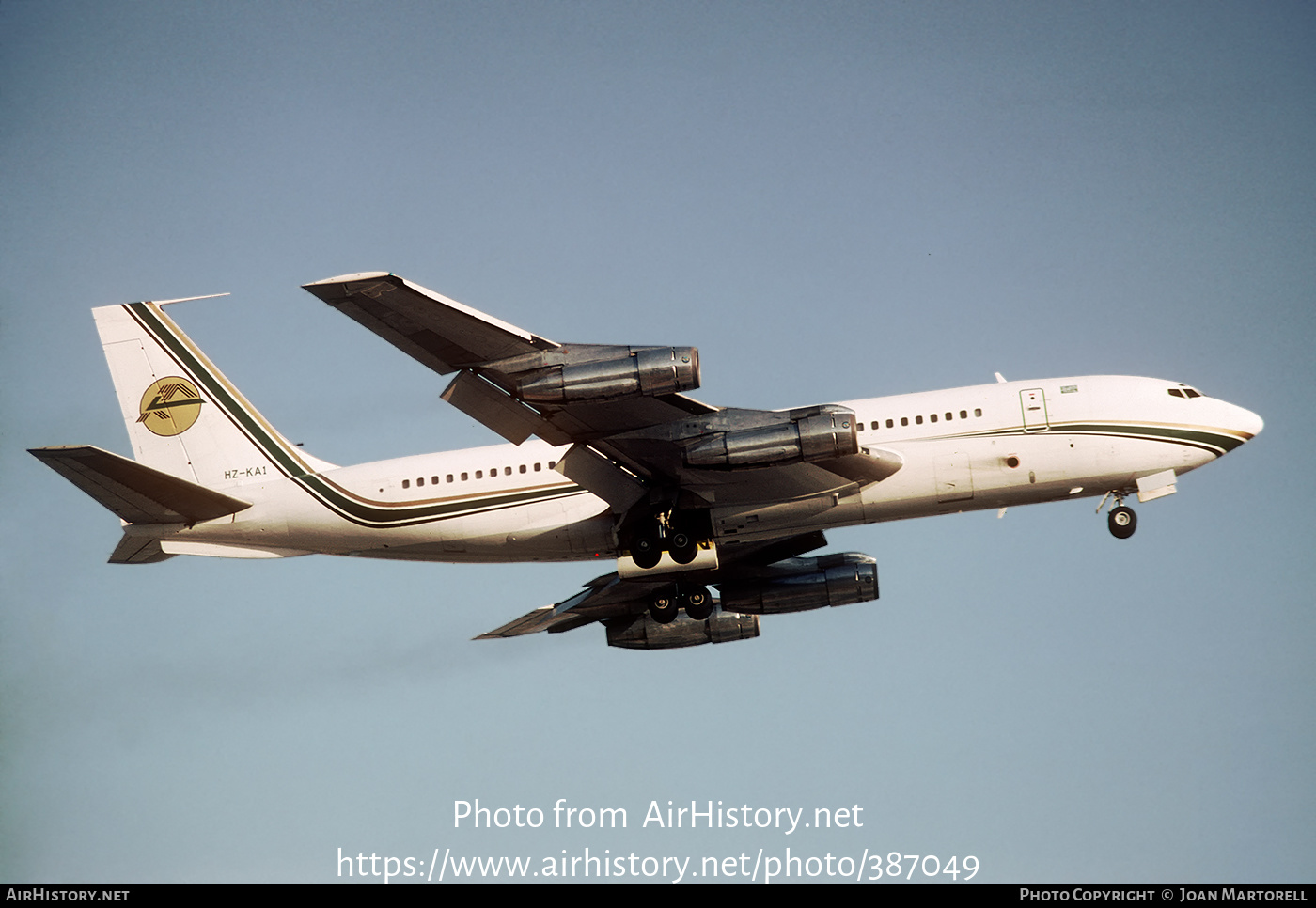 Aircraft Photo of HZ-KA1 | Boeing 720-047B | Sheikh Kamal Adham | AirHistory.net #387049