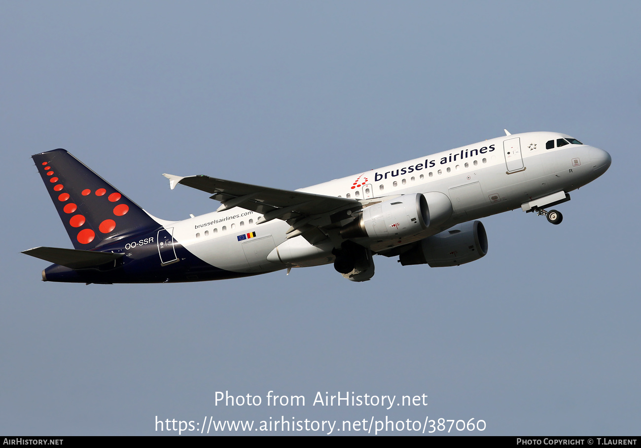 Aircraft Photo of OO-SSR | Airbus A319-112 | Brussels Airlines | AirHistory.net #387060