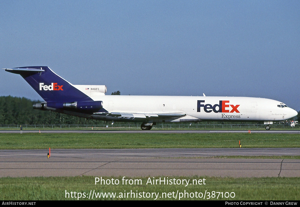 Aircraft Photo of N461FE | Boeing 727-225(F) | FedEx Express - Federal Express | AirHistory.net #387100