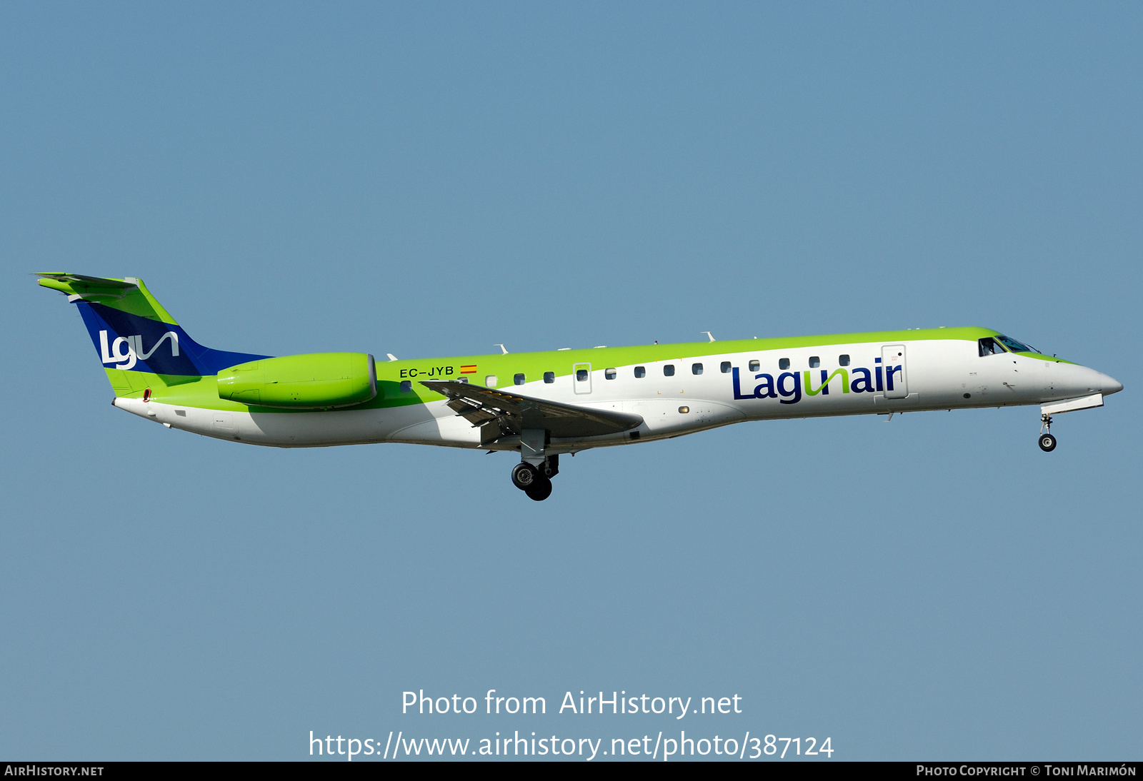 Aircraft Photo of EC-JYB | Embraer ERJ-145EP (EMB-145EP) | LagunAir Líneas Aéreas | AirHistory.net #387124