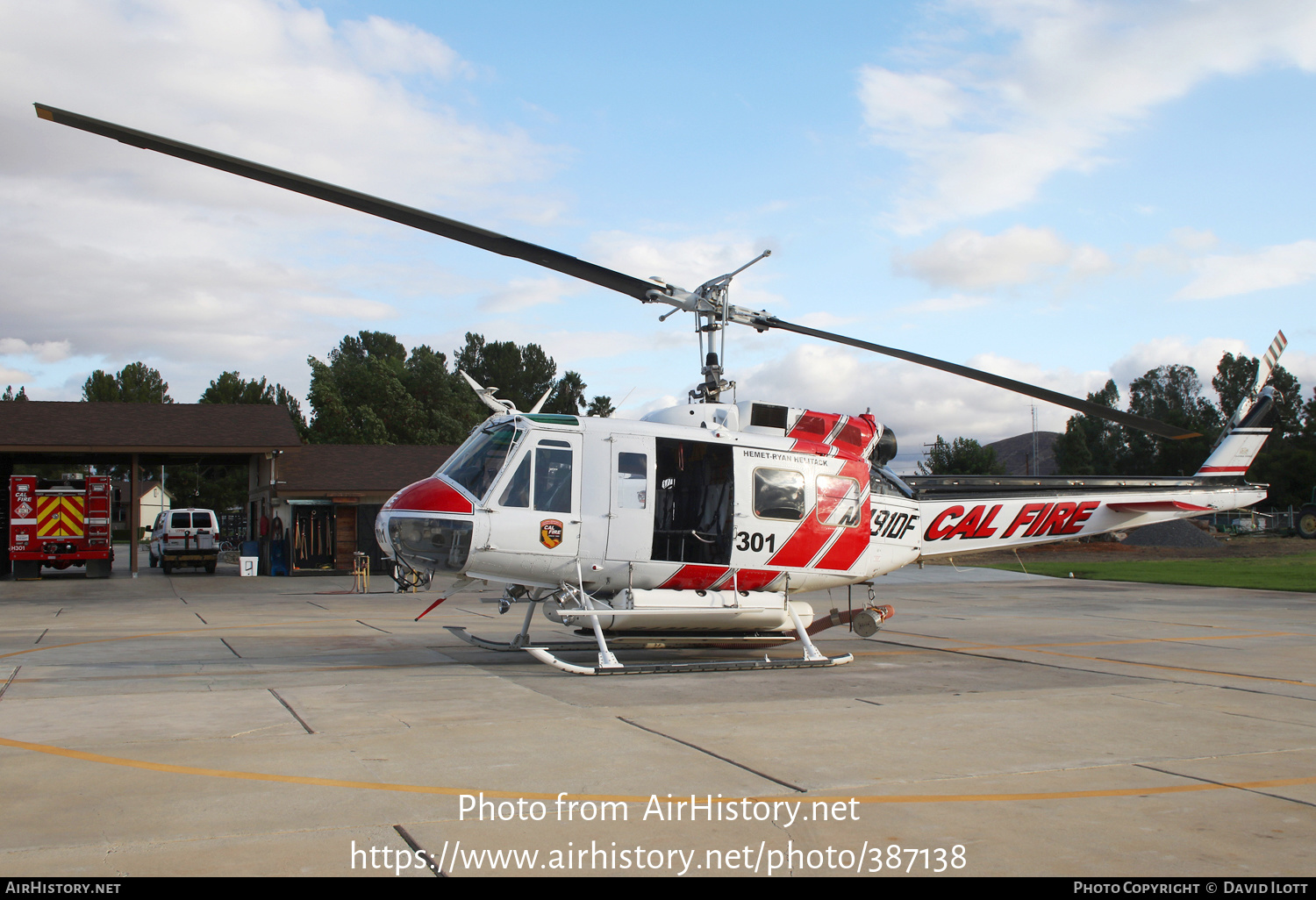 Aircraft Photo of N491DF | Bell EH-1H Iroquois | Cal Fire - California Department of Forestry & Fire Protection | AirHistory.net #387138