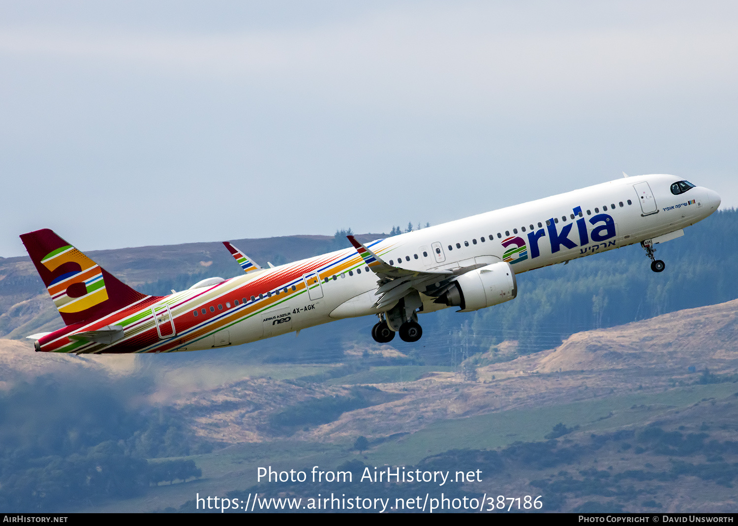 Aircraft Photo of 4X-AGK | Airbus A321-251NX | Arkia Israeli Airlines | AirHistory.net #387186