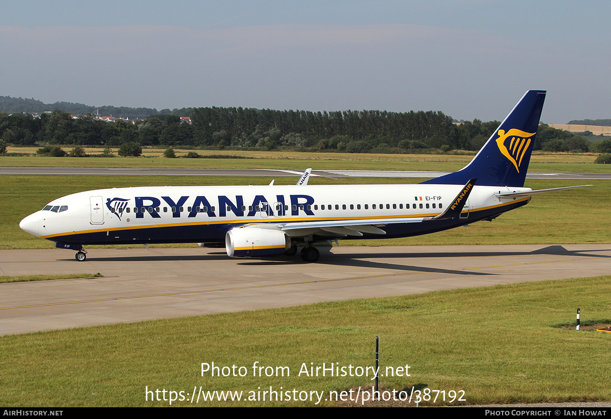 Aircraft Photo of EI-FIP | Boeing 737-8AS | Ryanair | AirHistory.net #387192