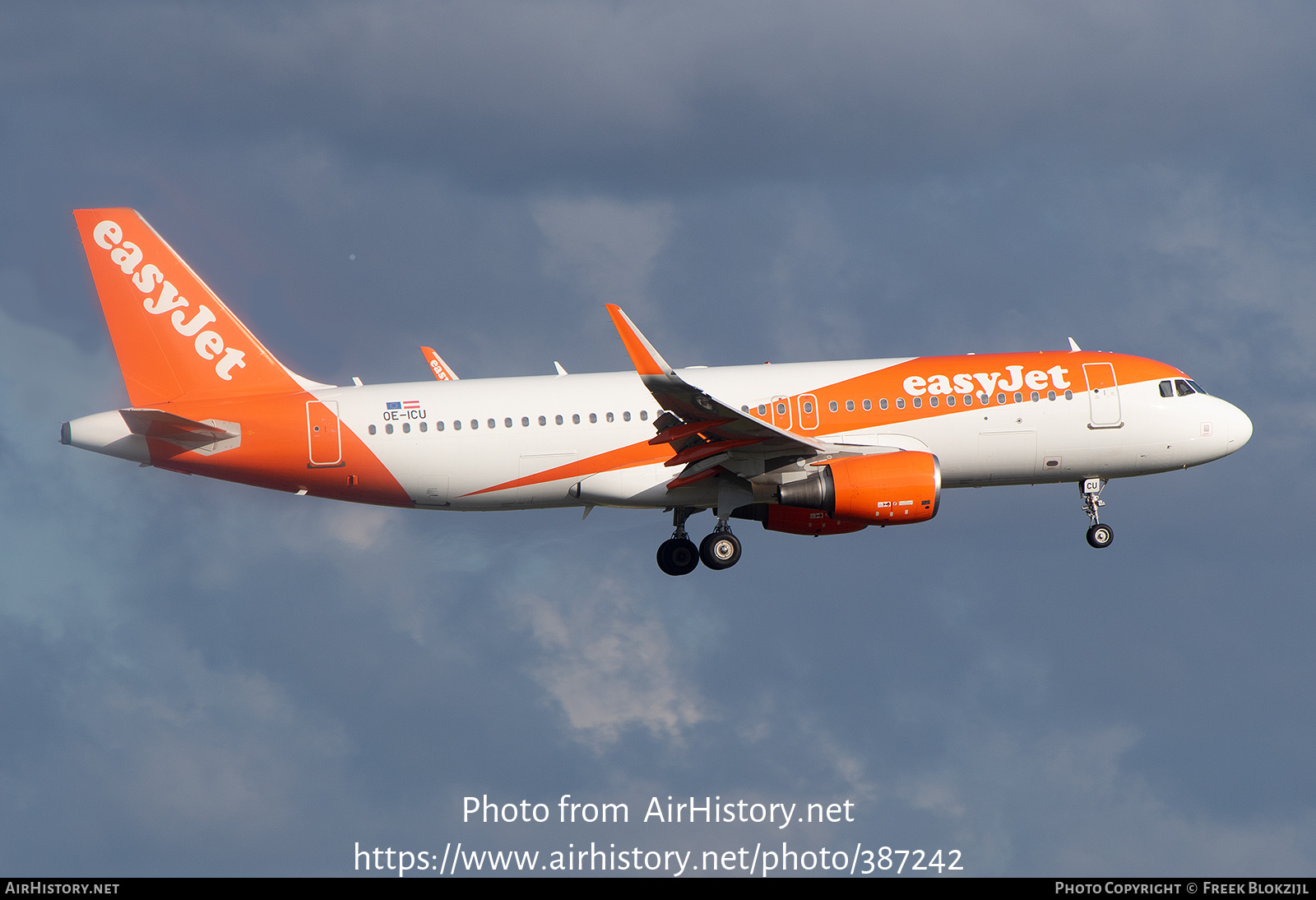 Aircraft Photo of OE-ICU | Airbus A320-214 | EasyJet | AirHistory.net #387242