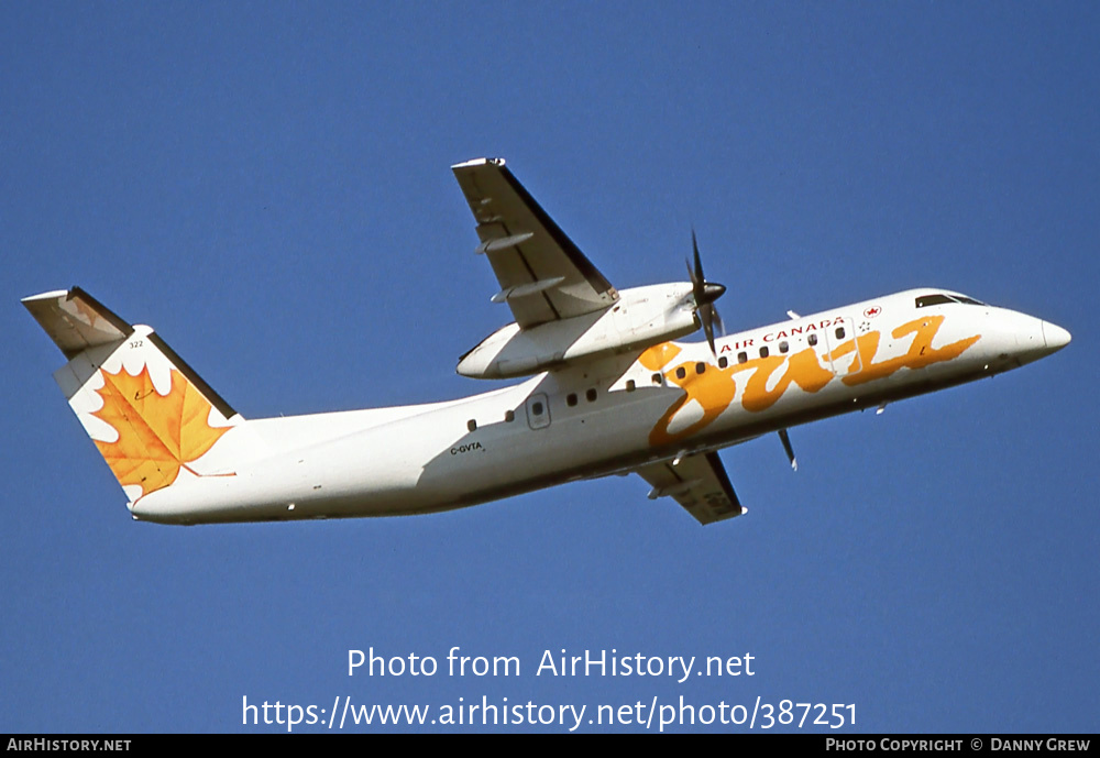 Aircraft Photo of C-GVTA | De Havilland Canada DHC-8-301 Dash 8 | Air Canada Jazz | AirHistory.net #387251