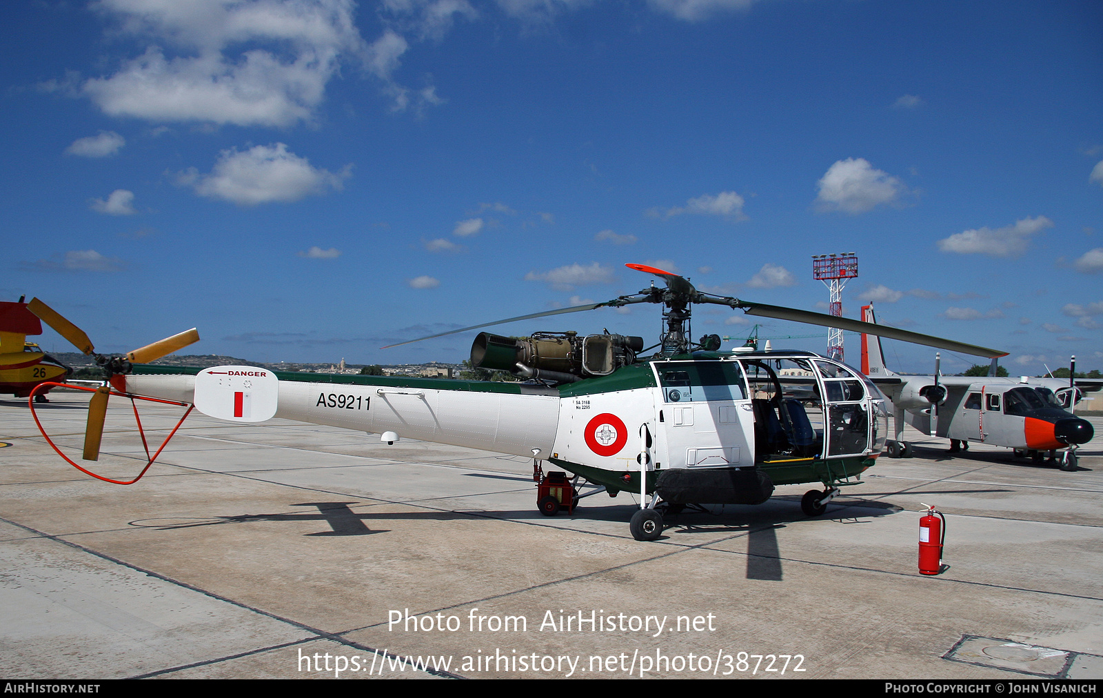 Aircraft Photo of AS9211 | Aerospatiale SA-316B Alouette III | Malta - Air Force | AirHistory.net #387272