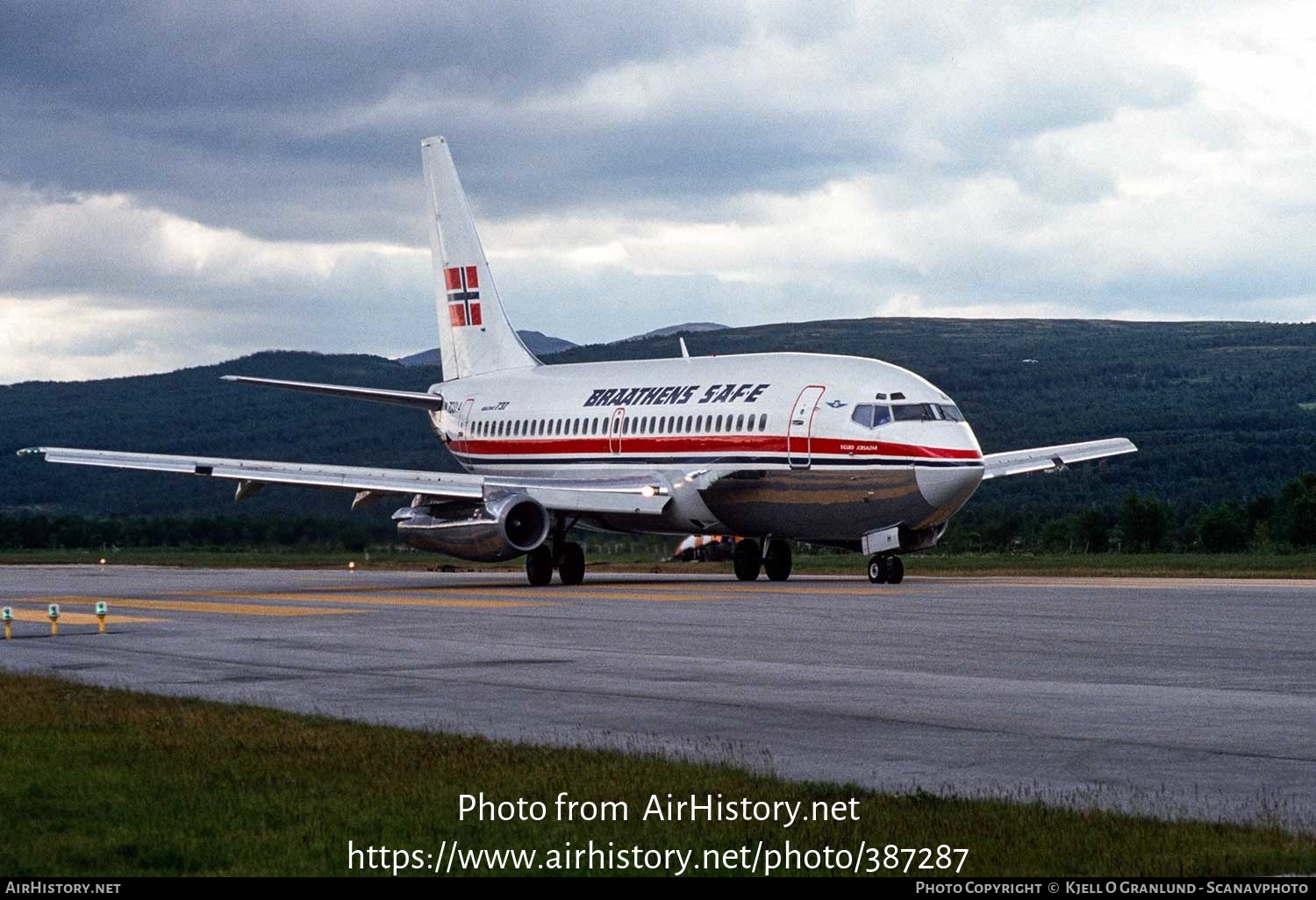 Aircraft Photo of N7031A | Boeing 737-205/Adv | Braathens SAFE | AirHistory.net #387287