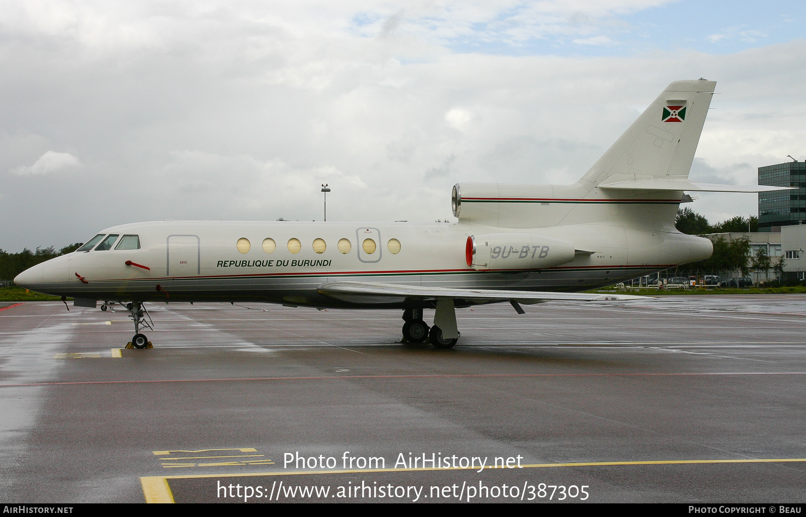 Aircraft Photo of 9U-BTB | Dassault Falcon 50 | République du Burundi | AirHistory.net #387305