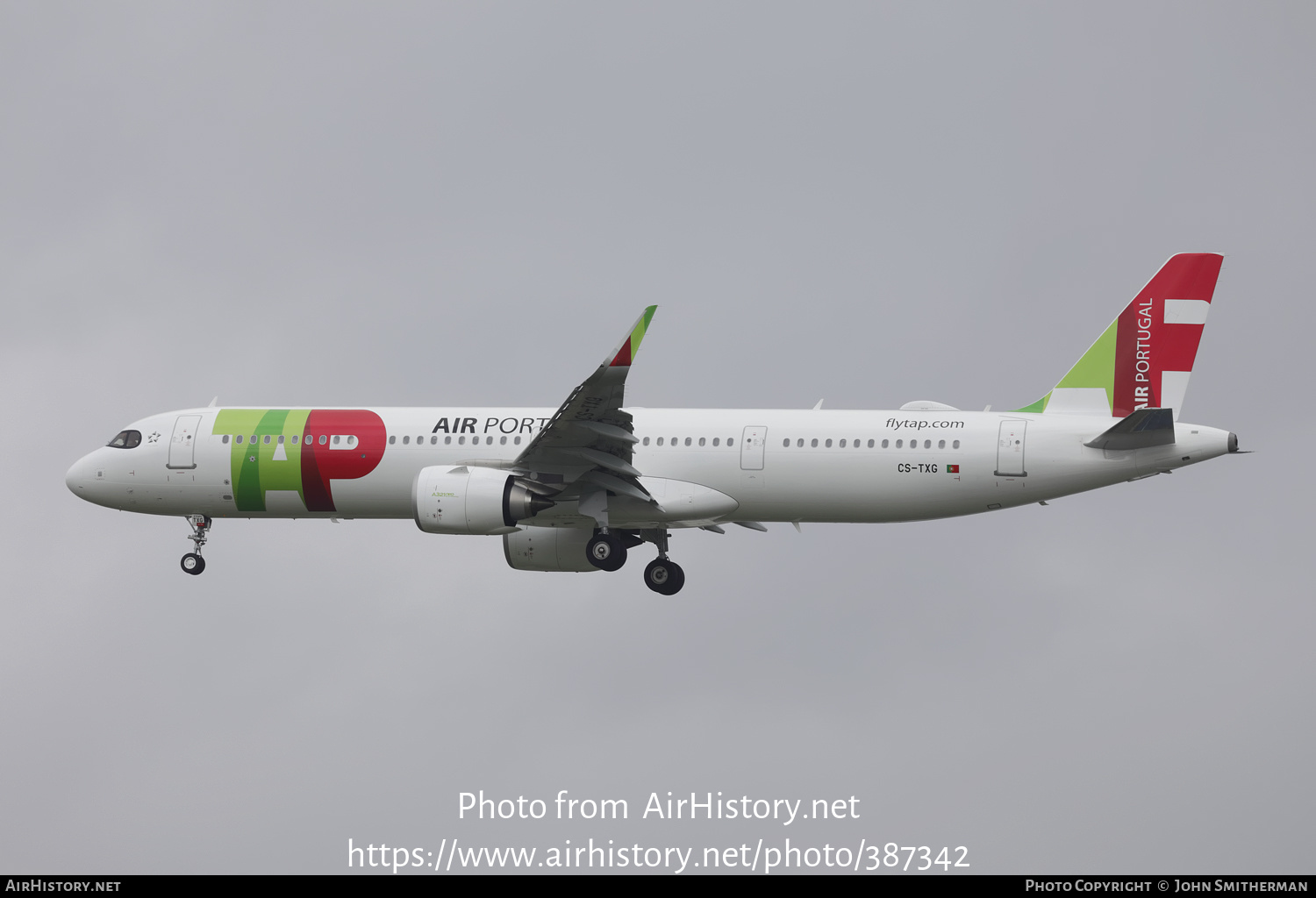 Aircraft Photo of CS-TXG | Airbus A321-251NXLR | TAP Air Portugal | AirHistory.net #387342