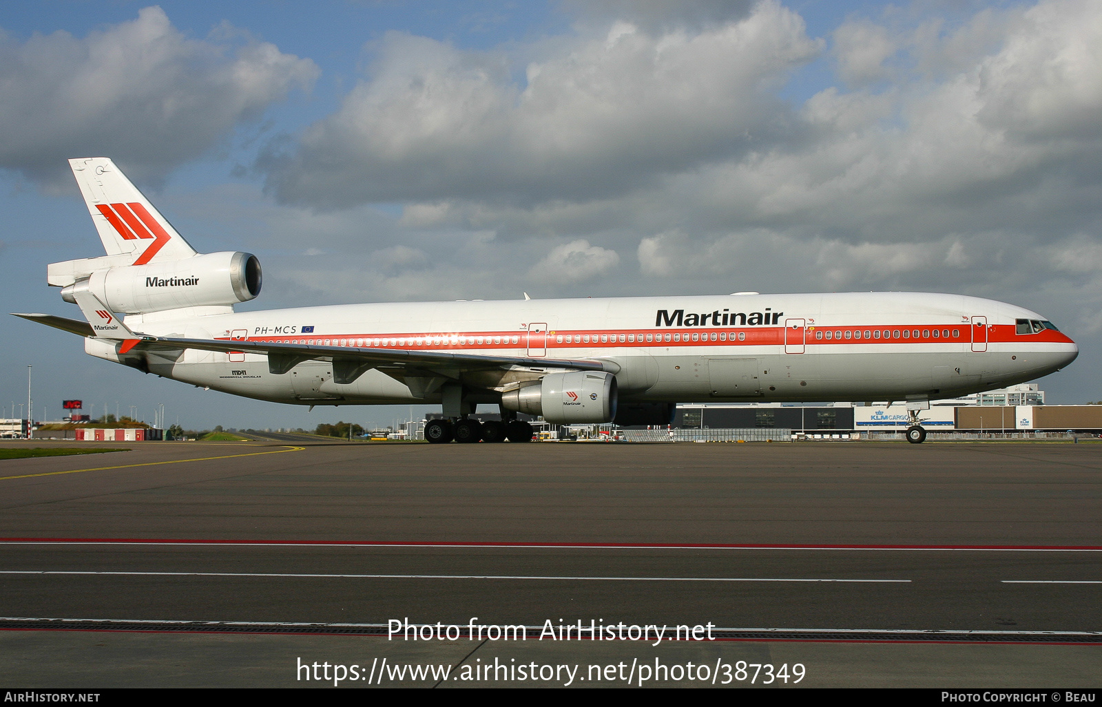 Aircraft Photo of PH-MCS | McDonnell Douglas MD-11CF | Martinair | AirHistory.net #387349