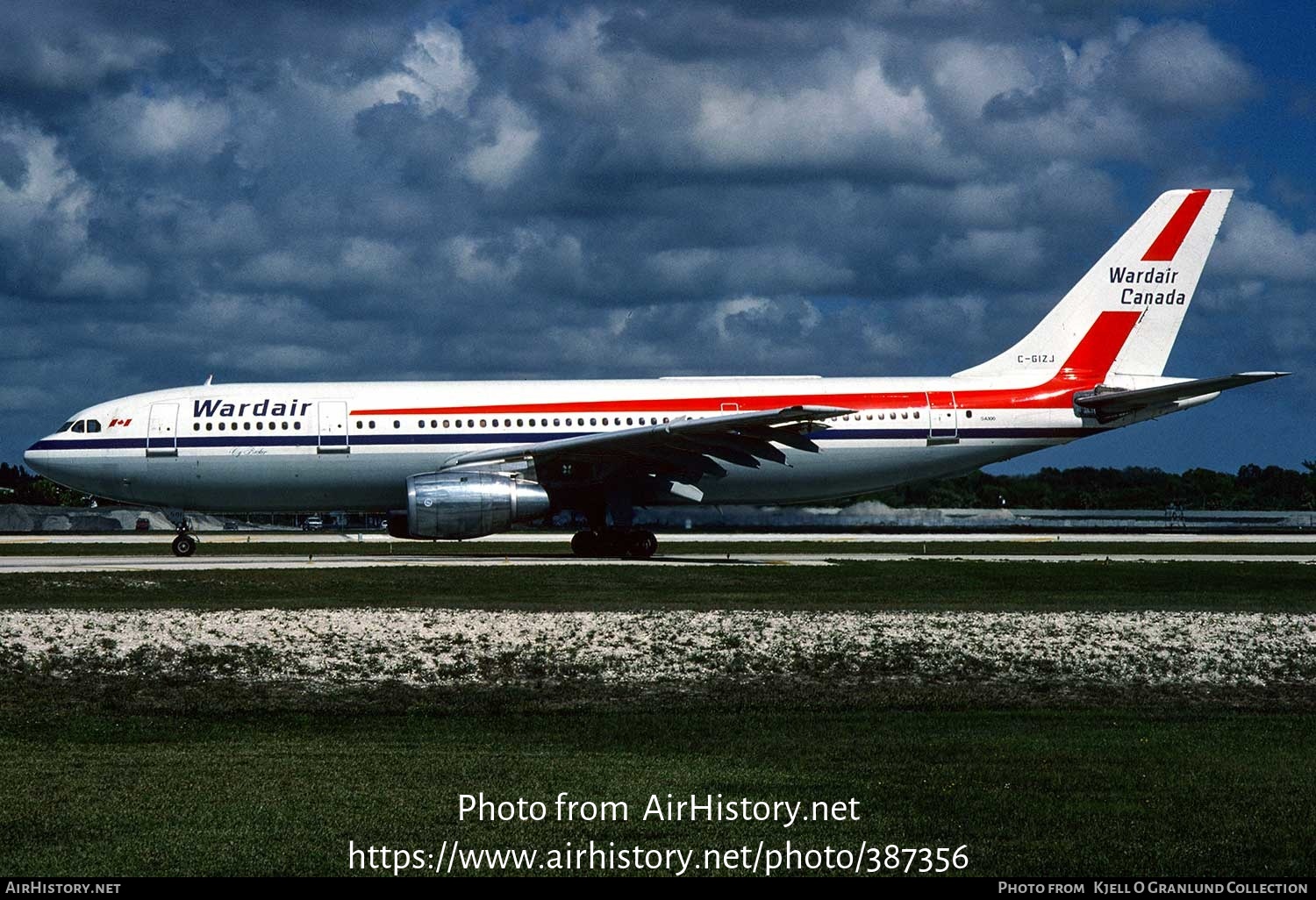 Aircraft Photo of C-GIZJ | Airbus A300B4-203 | Wardair Canada | AirHistory.net #387356