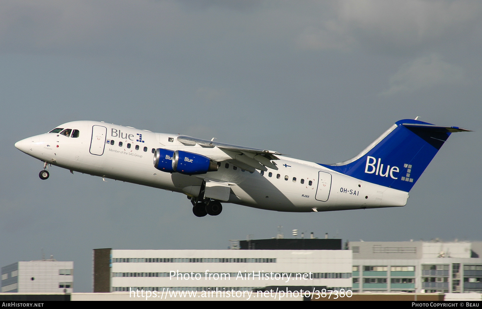 Aircraft Photo of OH-SAI | BAE Systems Avro 146-RJ85 | Blue1 | AirHistory.net #387380