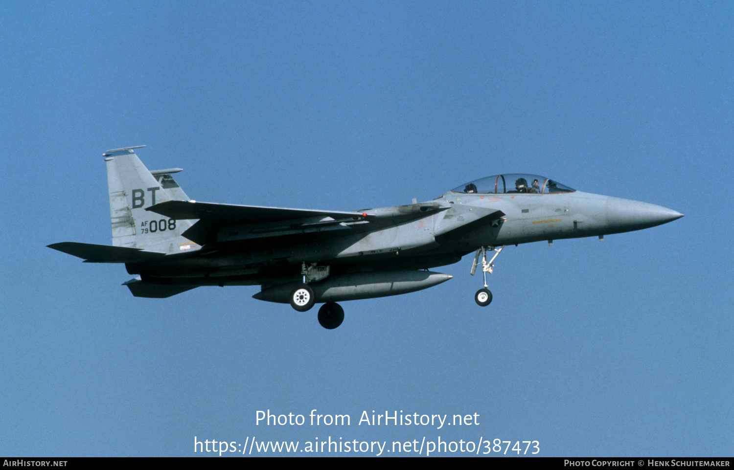 Aircraft Photo of 79-0008 / AF79-008 | McDonnell Douglas F-15D Eagle | USA - Air Force | AirHistory.net #387473