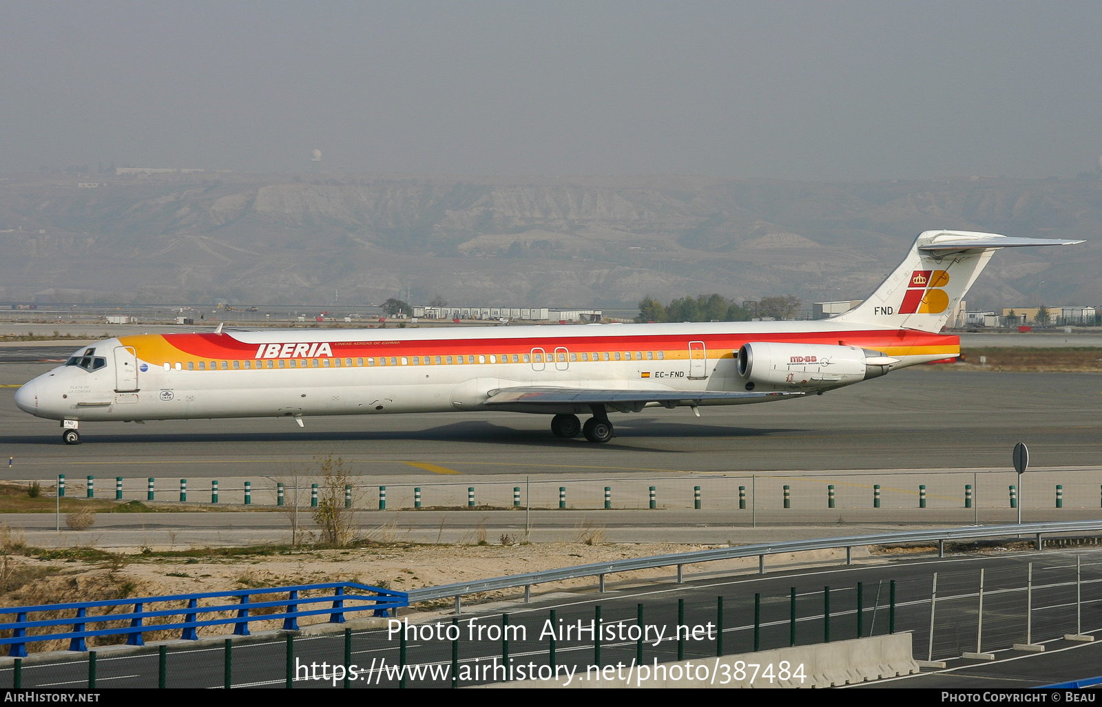 Aircraft Photo of EC-FND | McDonnell Douglas MD-88 | Iberia | AirHistory.net #387484