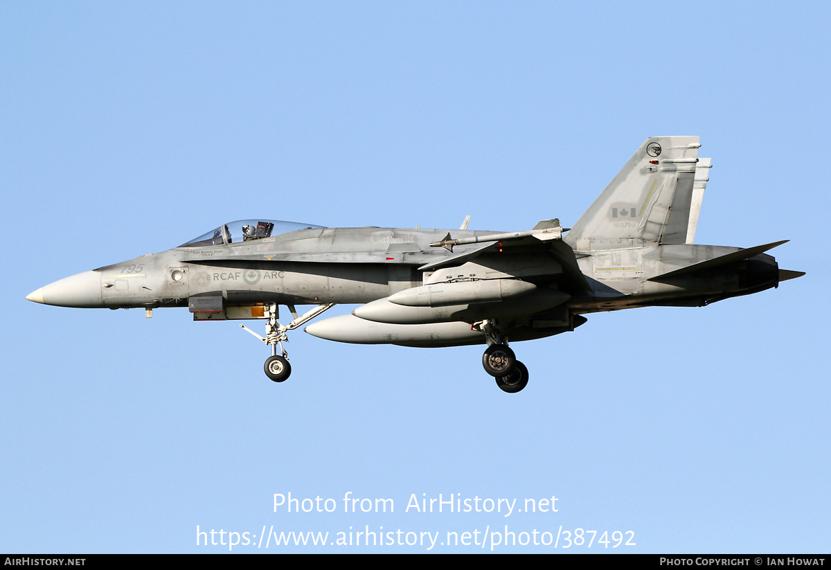 Aircraft Photo of 188795 | McDonnell Douglas CF-188 Hornet | Canada - Air Force | AirHistory.net #387492