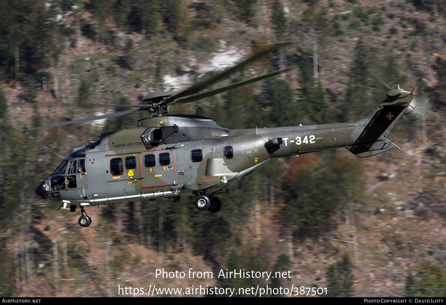 Aircraft Photo of T-342 | Eurocopter TH98 Cougar (AS-532UL) | Switzerland - Air Force | AirHistory.net #387501