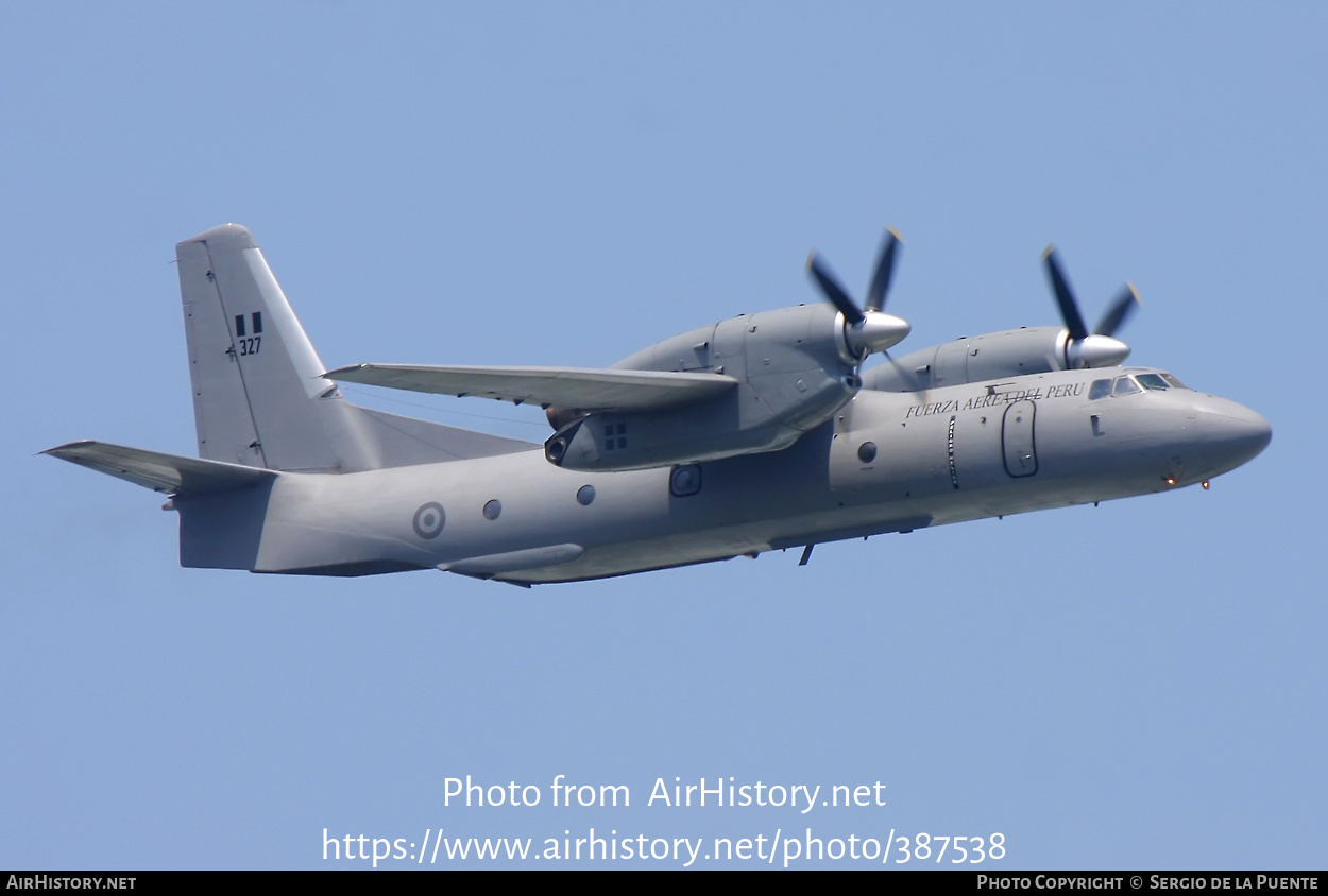 Aircraft Photo of 327 | Antonov An-32B | Peru - Air Force | AirHistory.net #387538