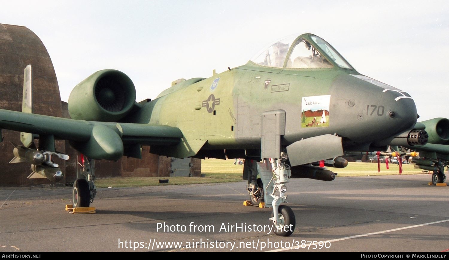 Aircraft Photo of 80-0170 / AF80-170 | Fairchild A-10A Thunderbolt II | USA - Air Force | AirHistory.net #387590