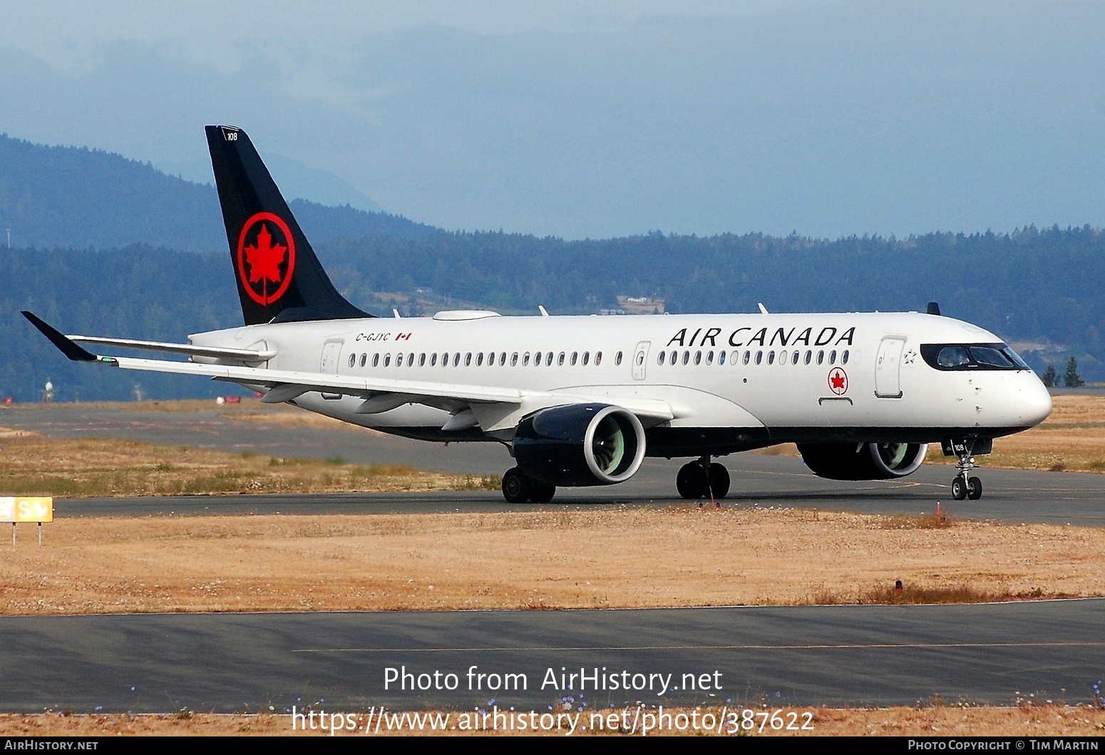 Aircraft Photo of C-GJYC | Airbus A220-371 (BD-500-1A11) | Air Canada | AirHistory.net #387622