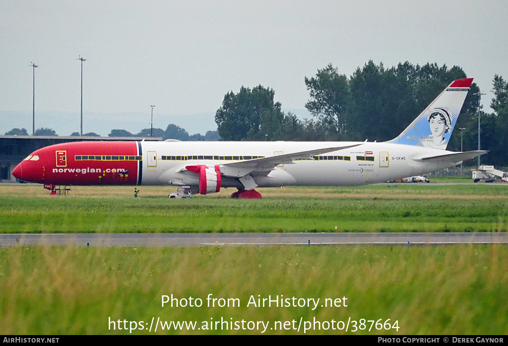 Aircraft Photo of G-CKWE | Boeing 787-9 Dreamliner | Norwegian | AirHistory.net #387664