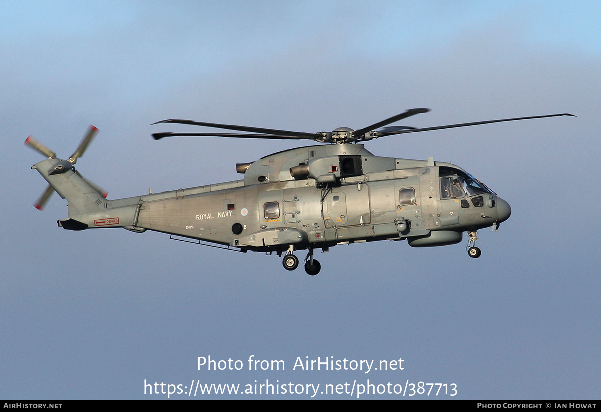 Aircraft Photo of ZH851 | EHI EH101-111 Merlin HM2 | UK - Navy | AirHistory.net #387713