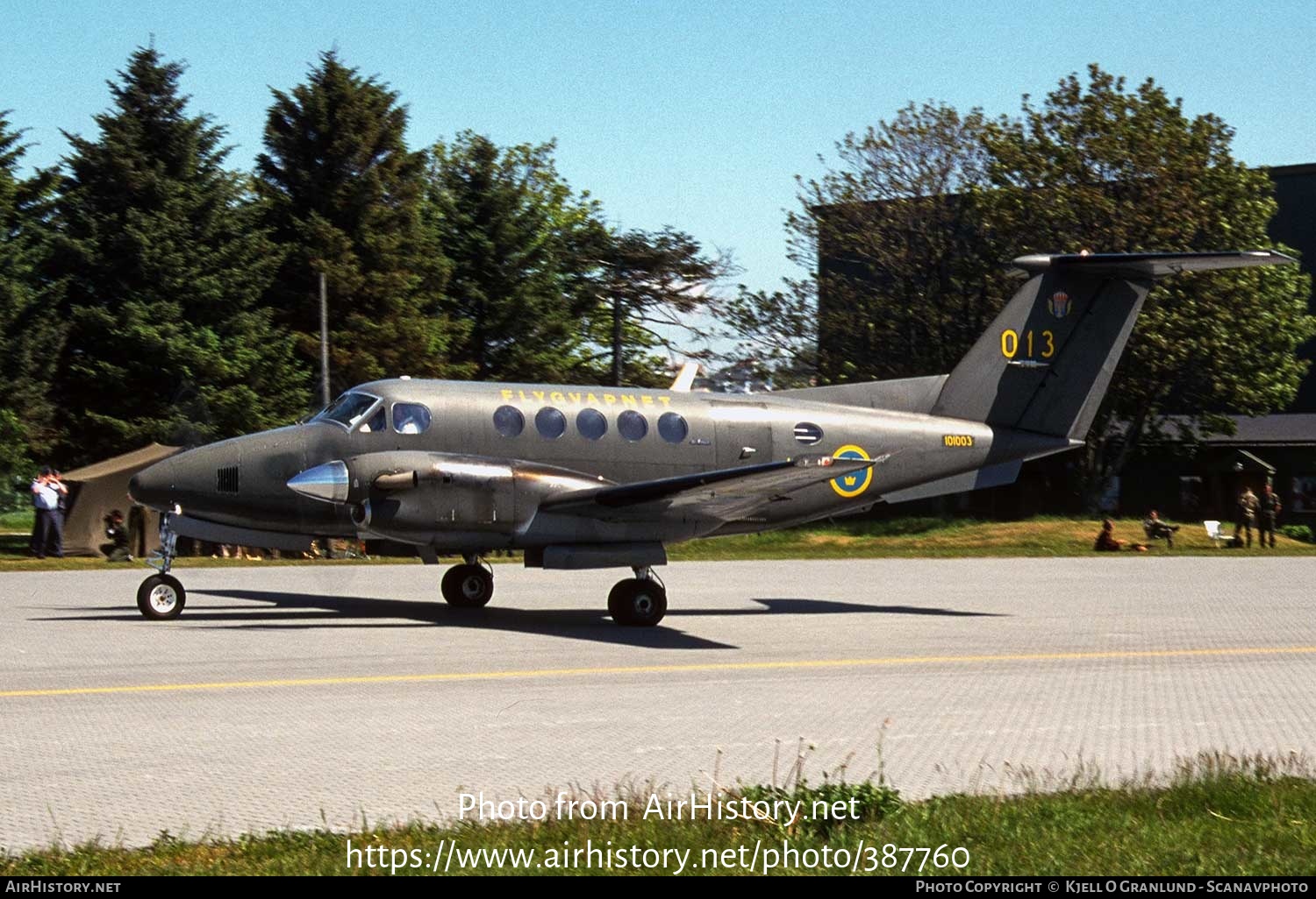 Aircraft Photo of 101003 | Beech Tp101 Super King Air (200) | Sweden - Air Force | AirHistory.net #387760