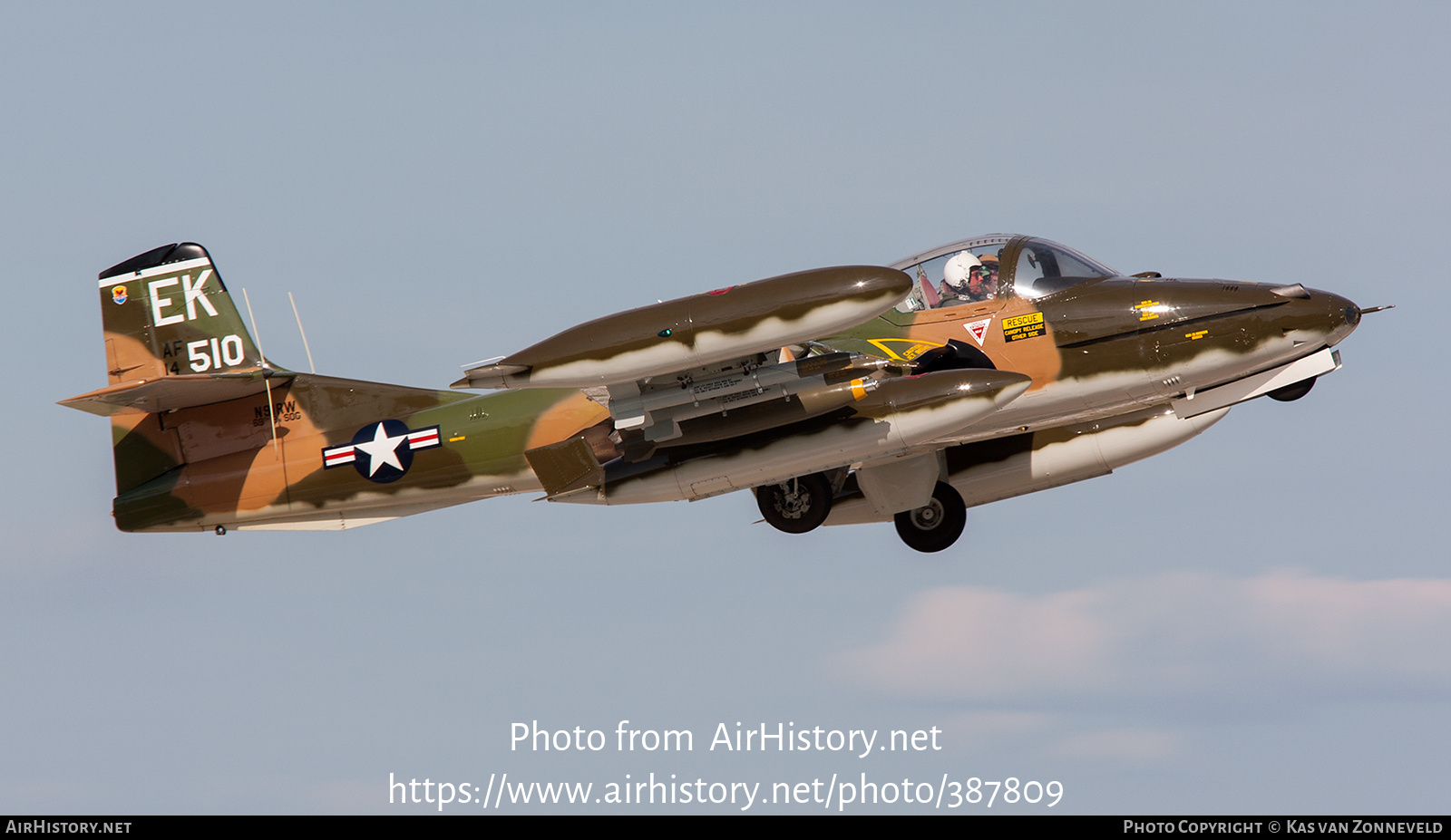 Aircraft Photo of N91RW / AF14-510 | Cessna A-37A Dragonfly (318D) | USA - Air Force | AirHistory.net #387809