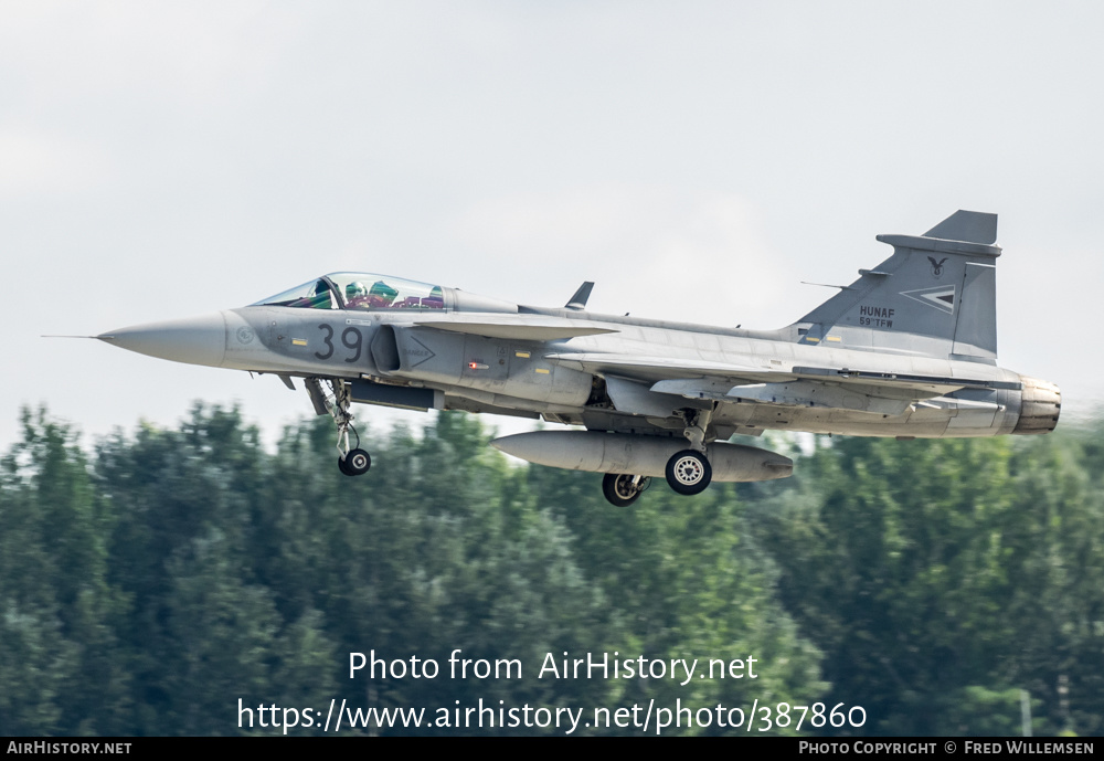 Aircraft Photo of 39 | Saab JAS 39C Gripen | Hungary - Air Force | AirHistory.net #387860