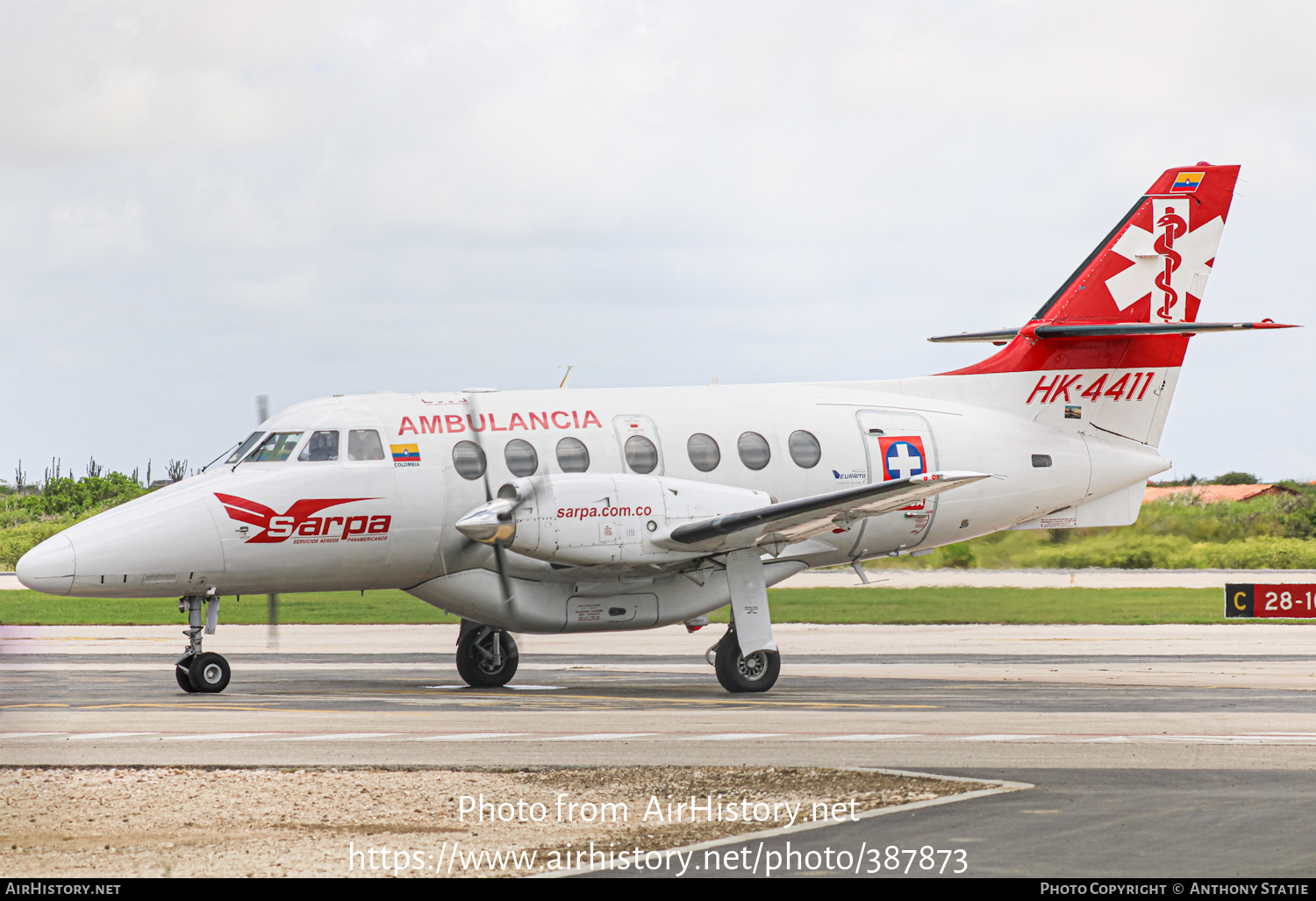 Aircraft Photo of HK-4411 | British Aerospace BAe-3201 Jetstream Super 31 | SARPA - Servicios Aéreos Panamericanos | AirHistory.net #387873