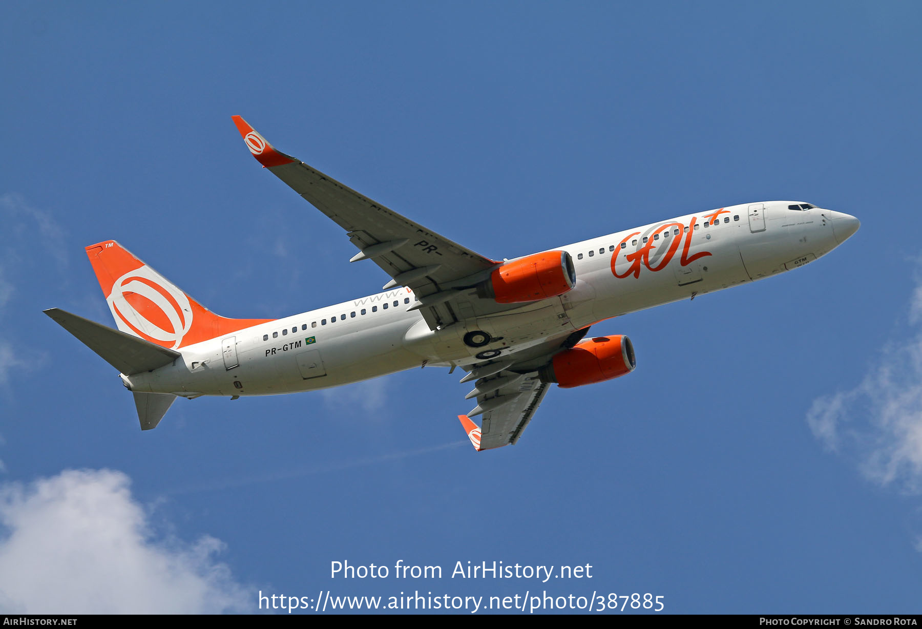 Aircraft Photo of PR-GTM | Boeing 737-8EH | GOL Linhas Aéreas | AirHistory.net #387885