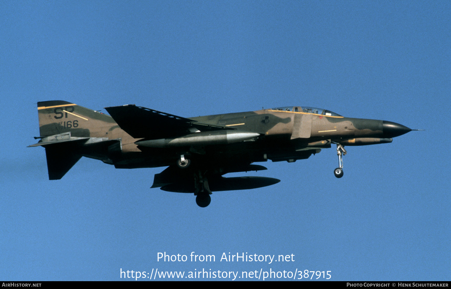 Aircraft Photo of 72-0166 / AF72-166 | McDonnell Douglas F-4E Phantom II | USA - Air Force | AirHistory.net #387915