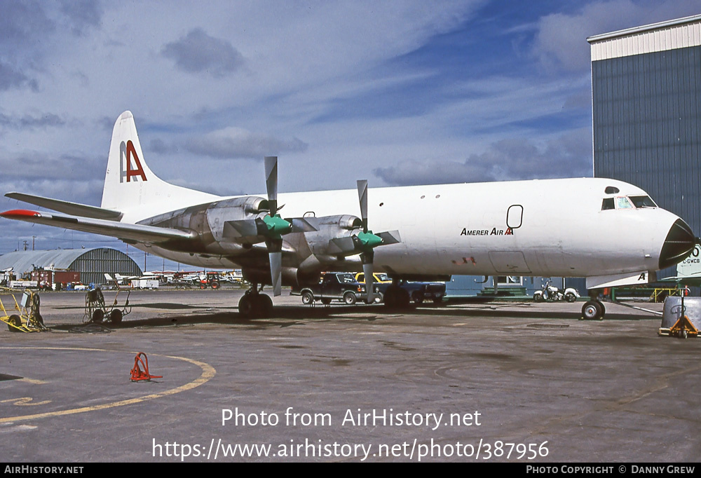 Aircraft Photo of OE-ILA | Lockheed L-188C(F) Electra | Amerer Air | AirHistory.net #387956