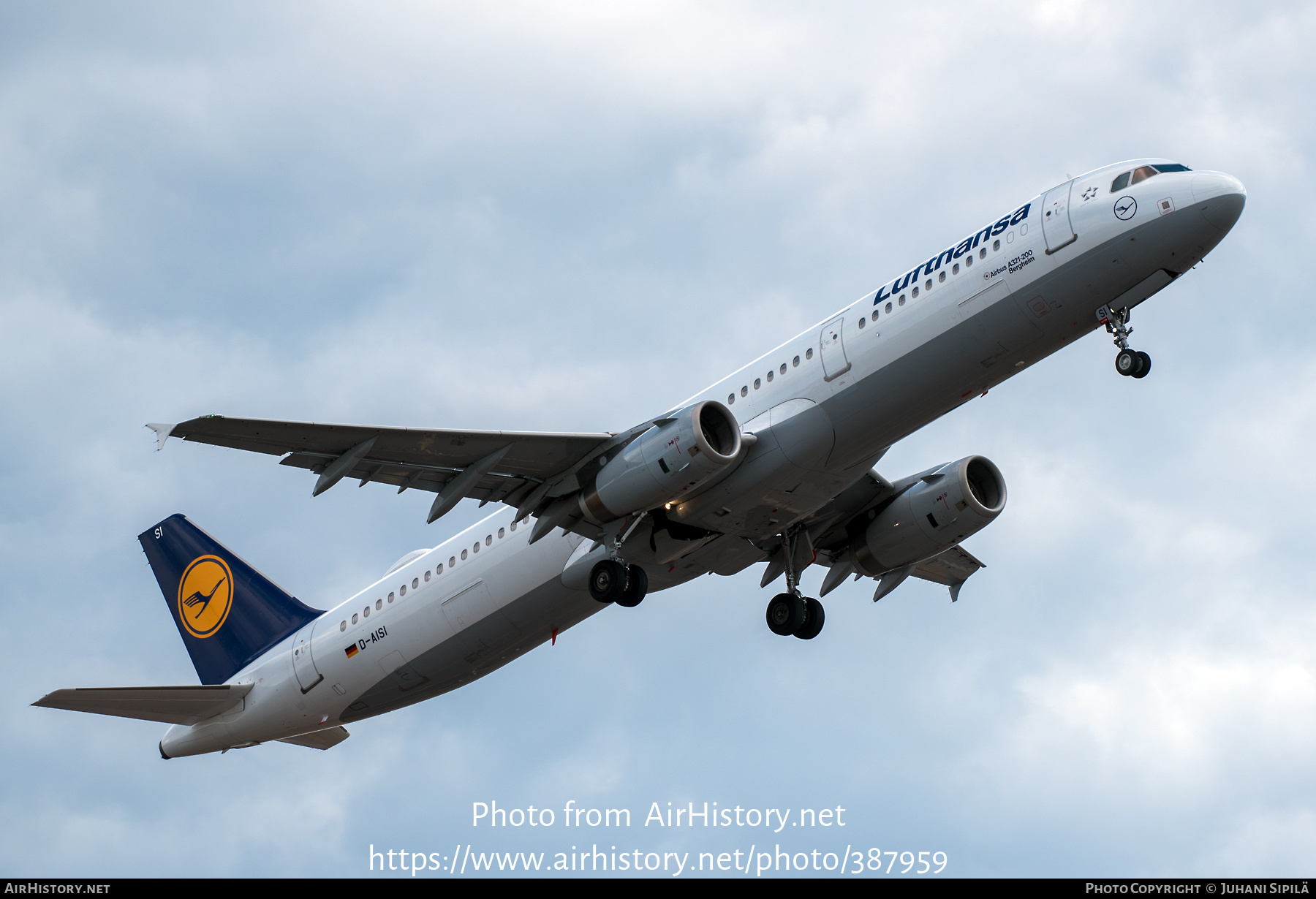 Aircraft Photo of D-AISI | Airbus A321-231 | Lufthansa | AirHistory.net #387959