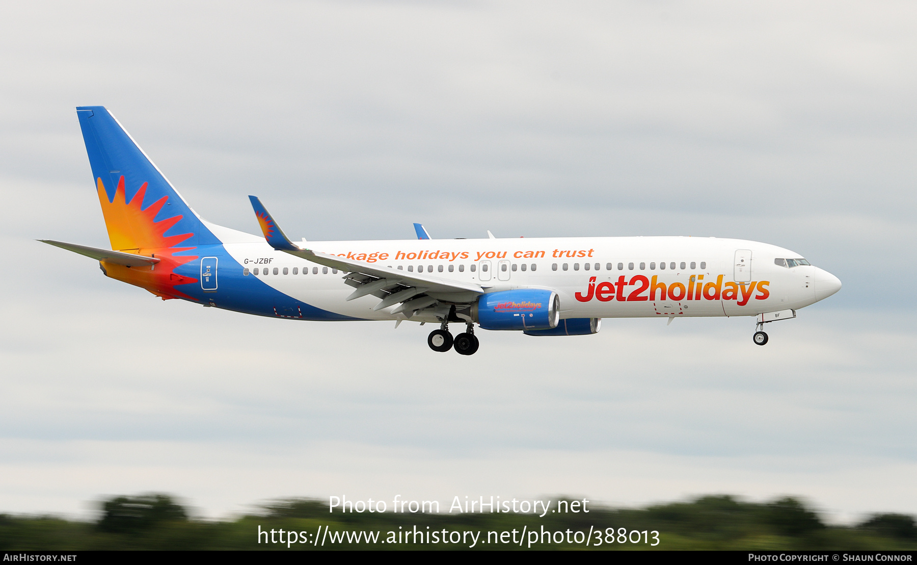 Aircraft Photo of G-JZBF | Boeing 737-800 | Jet2 Holidays | AirHistory.net #388013