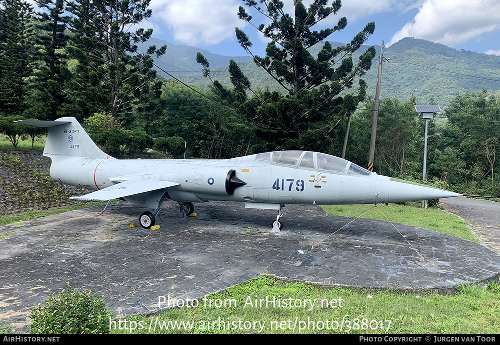 Aircraft Photo of 4179 / 61-3083 | Lockheed TF-104G Starfighter | Taiwan - Air Force | AirHistory.net #388017