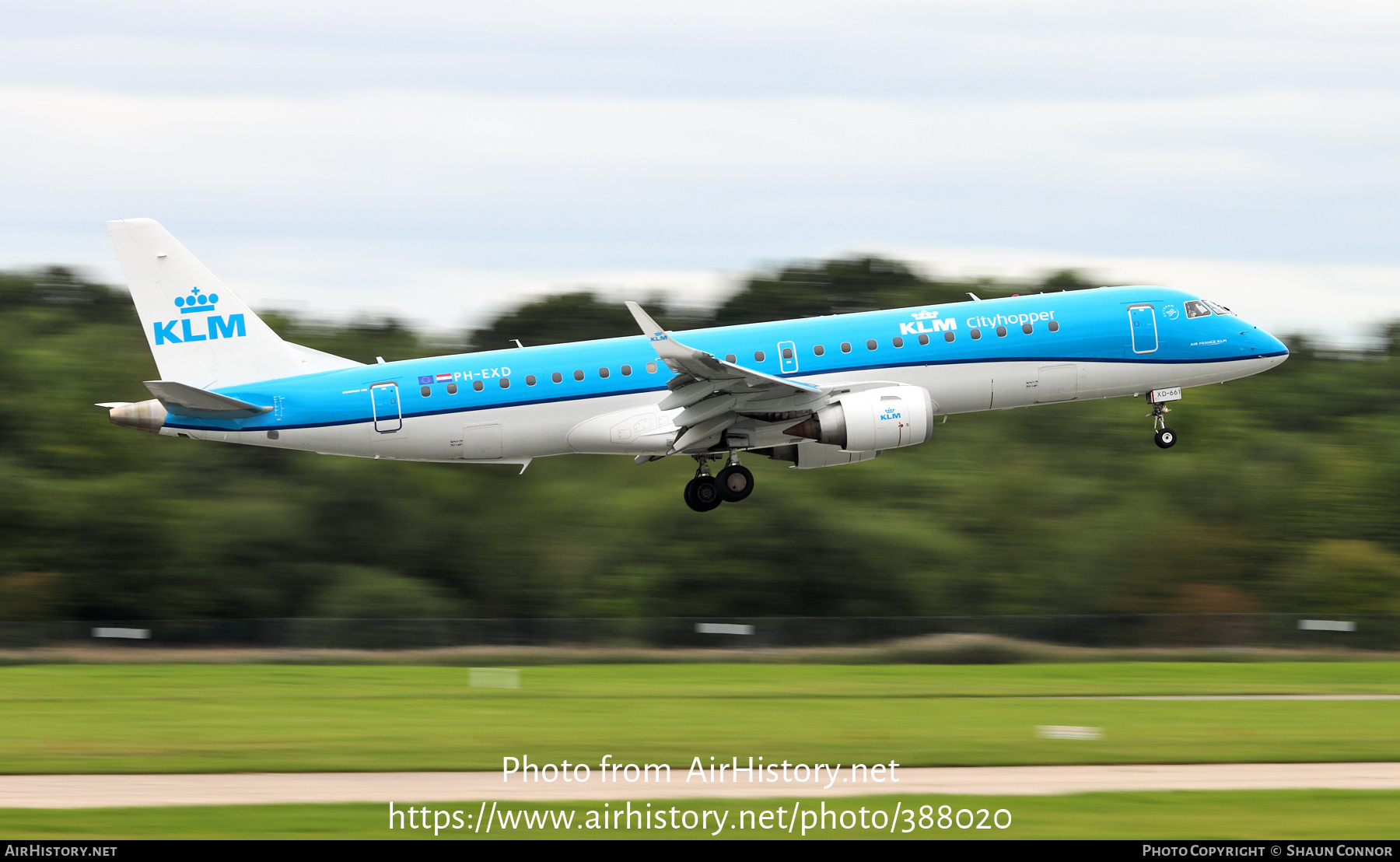 Aircraft Photo of PH-EXD | Embraer 190STD (ERJ-190-100STD) | KLM Cityhopper | AirHistory.net #388020