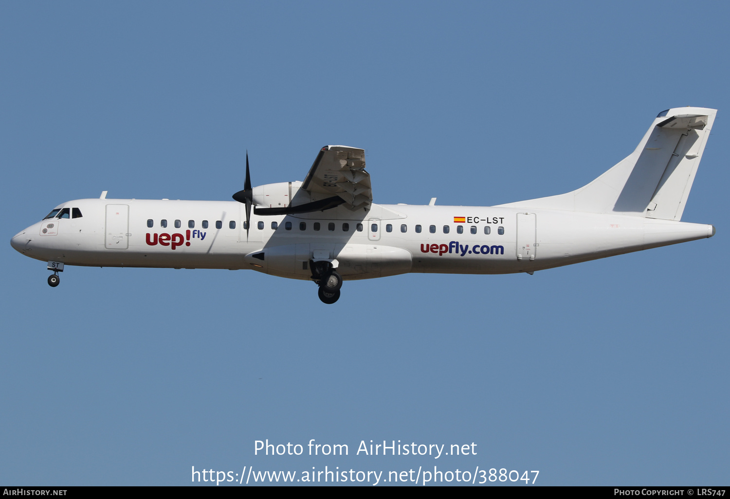 Aircraft Photo of EC-LST | ATR ATR-72-201 | Uep!Fly | AirHistory.net #388047