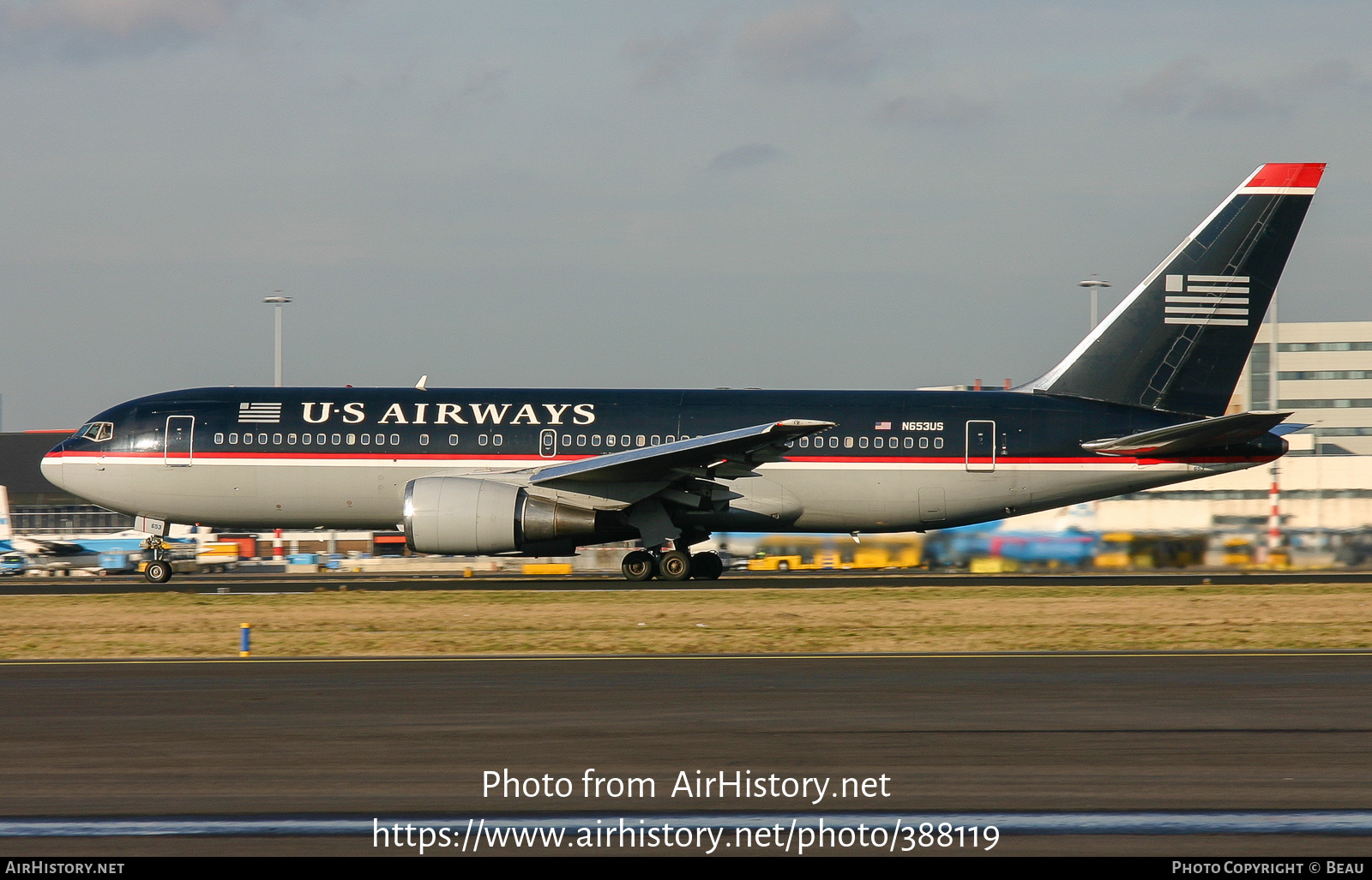 Aircraft Photo of N653US | Boeing 767-2B7/ER | US Airways | AirHistory.net #388119