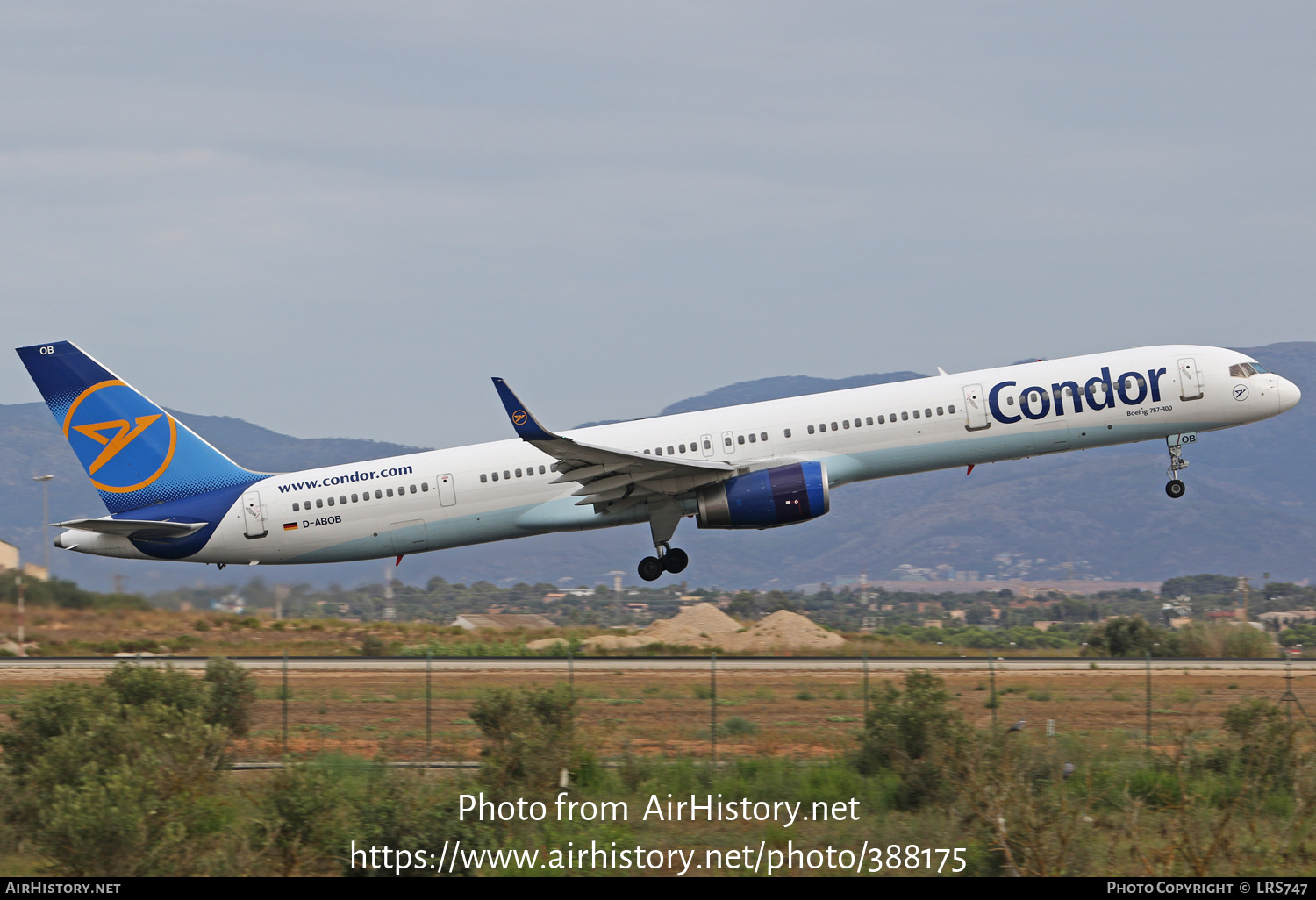 Aircraft Photo of D-ABOB | Boeing 757-330 | Condor Flugdienst | AirHistory.net #388175