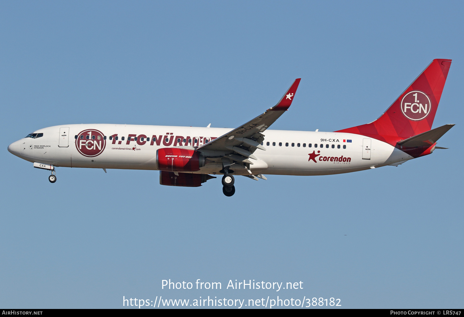 Aircraft Photo of 9H-CXA | Boeing 737-85R | Corendon Airlines | AirHistory.net #388182