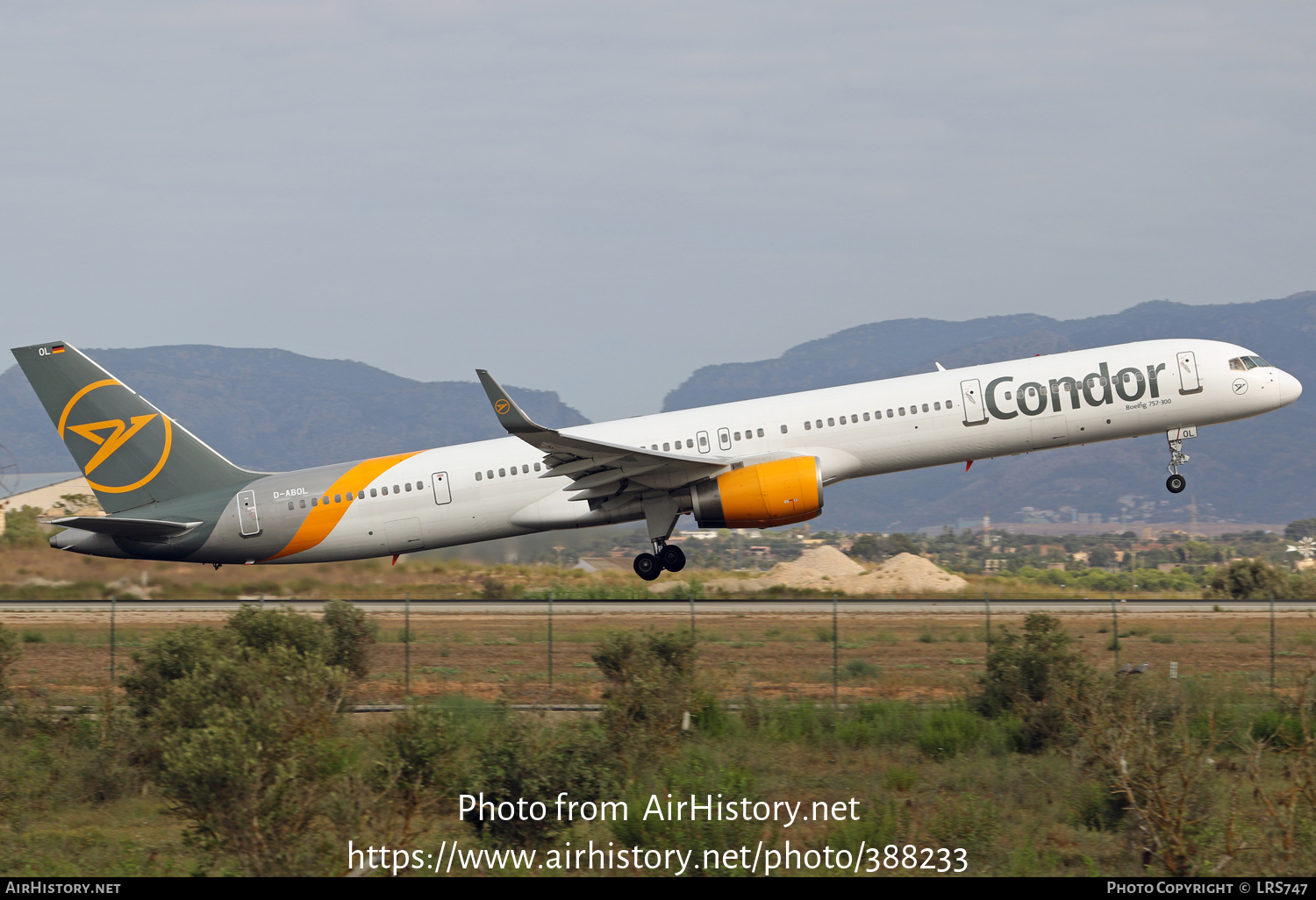 Aircraft Photo of D-ABOL | Boeing 757-330 | Condor Flugdienst | AirHistory.net #388233