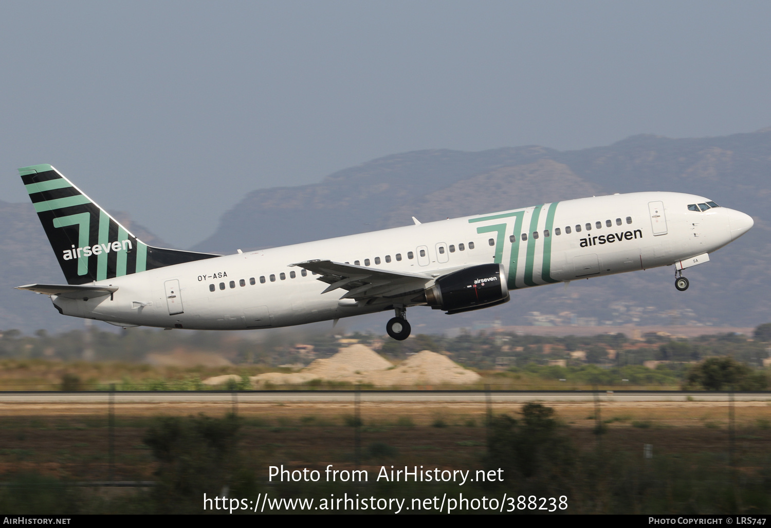 Aircraft Photo of OY-ASA | Boeing 737-405 | Airseven | AirHistory.net #388238